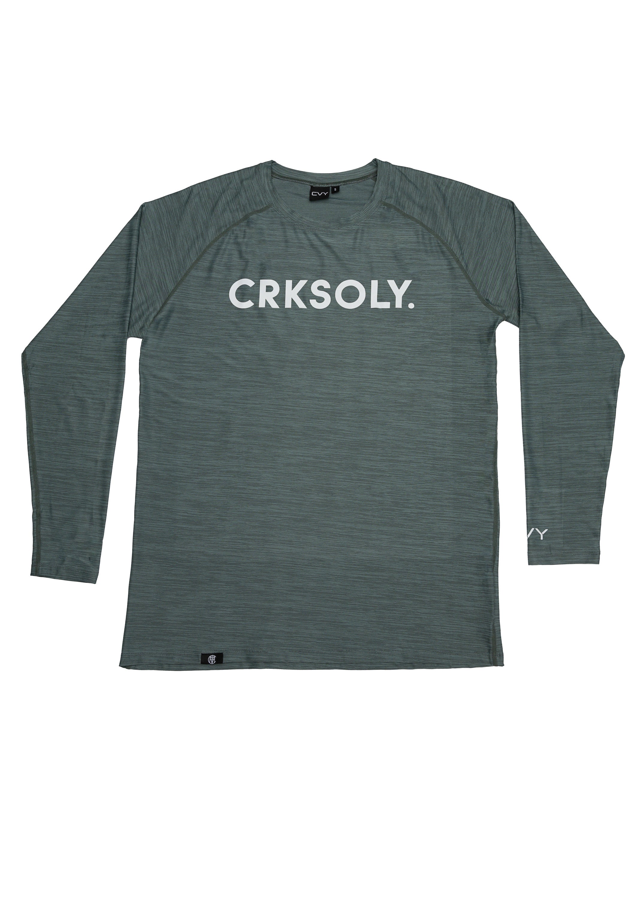 CRKSOLY. Men Mint Green Training Long Sleeve, product photo 2