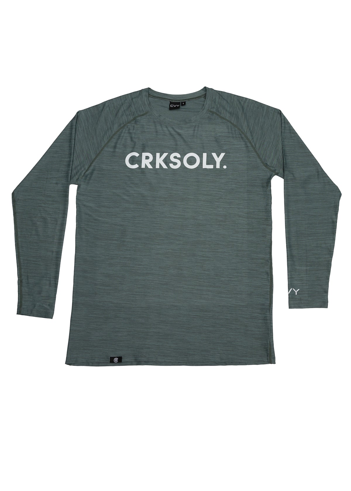 CRKSOLY. Men Mint Green Training Long Sleeve, product photo 2