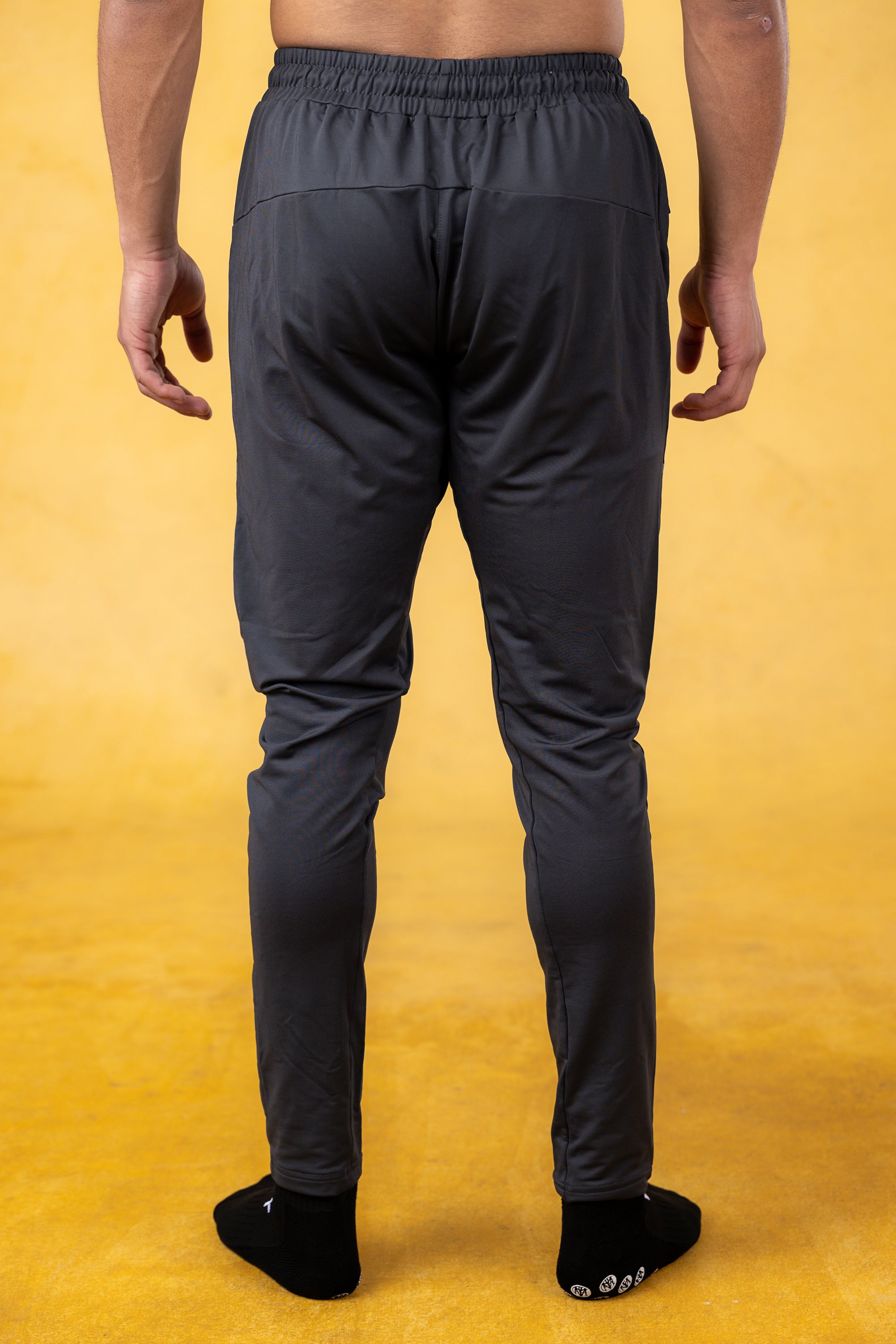 CRKSOLY. Men Dark Gray Training Pants, product photo 6