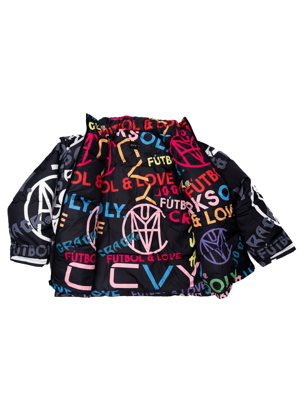 CRKSOLY. Reverse Monogram Puffer Jacket, product photo 4
