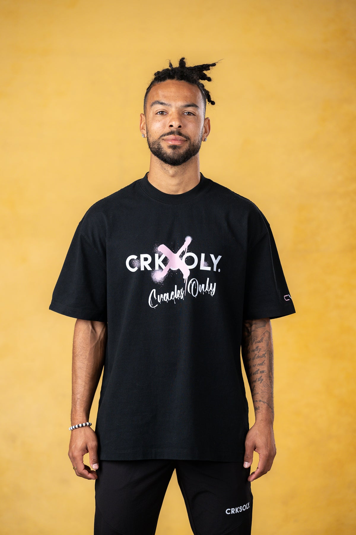 CRKSOLY. Men Void Oversize Cotton Tee, product photo 1