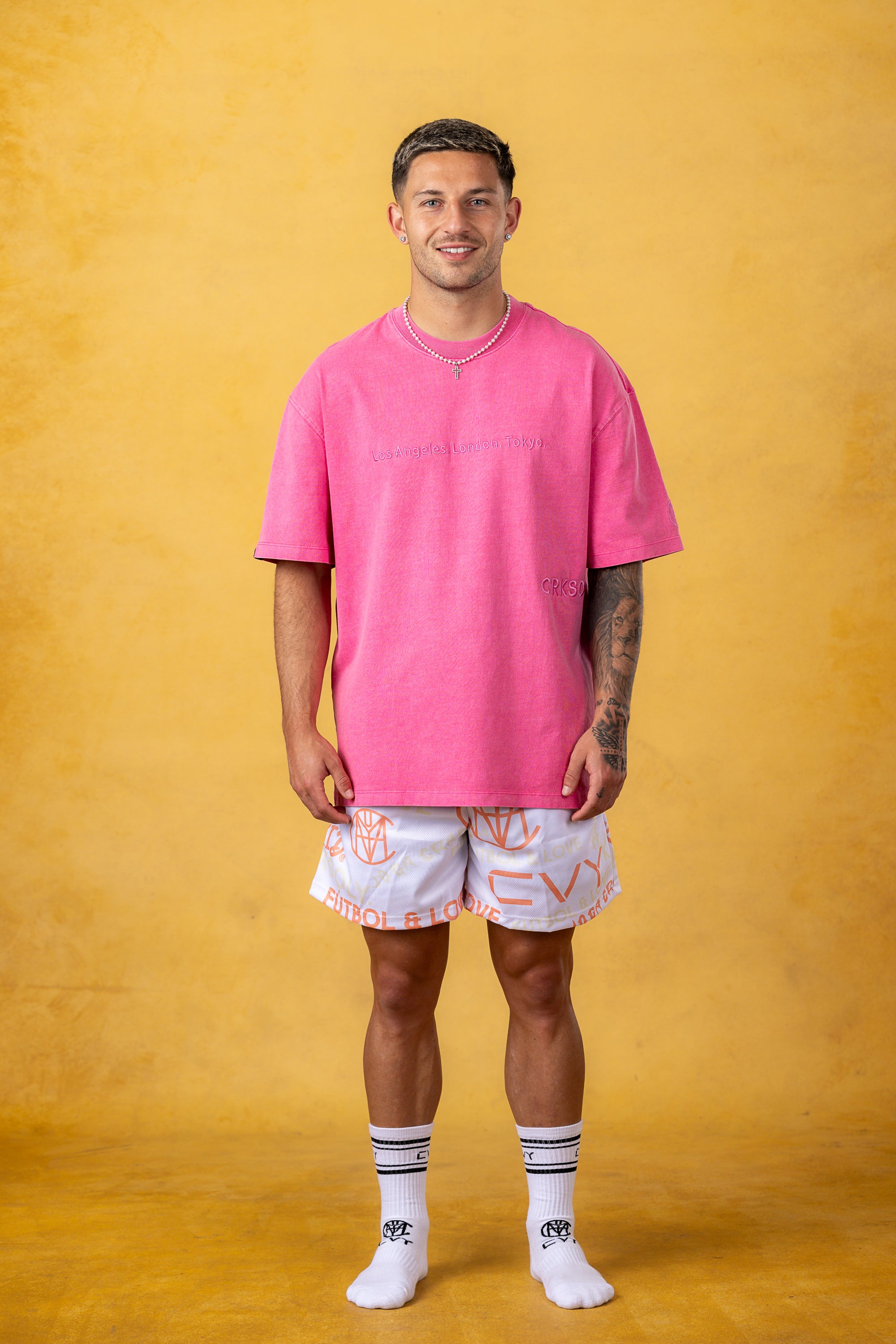 CRKSOLY. Men LA-London-Tokyo Cotton T-Shirt, product photo 1