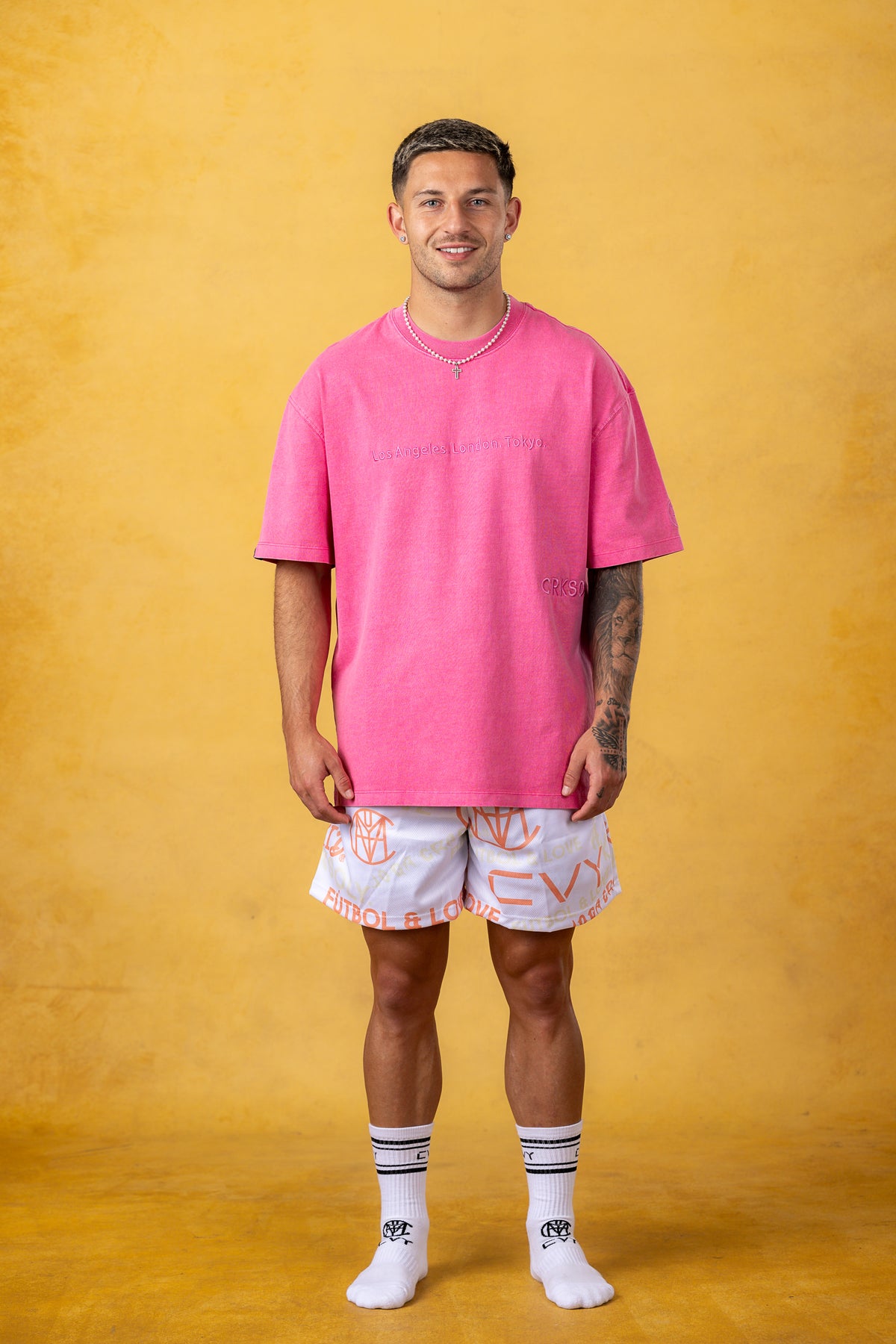 CRKSOLY. Men LA-London-Tokyo Cotton T-Shirt, product photo 1