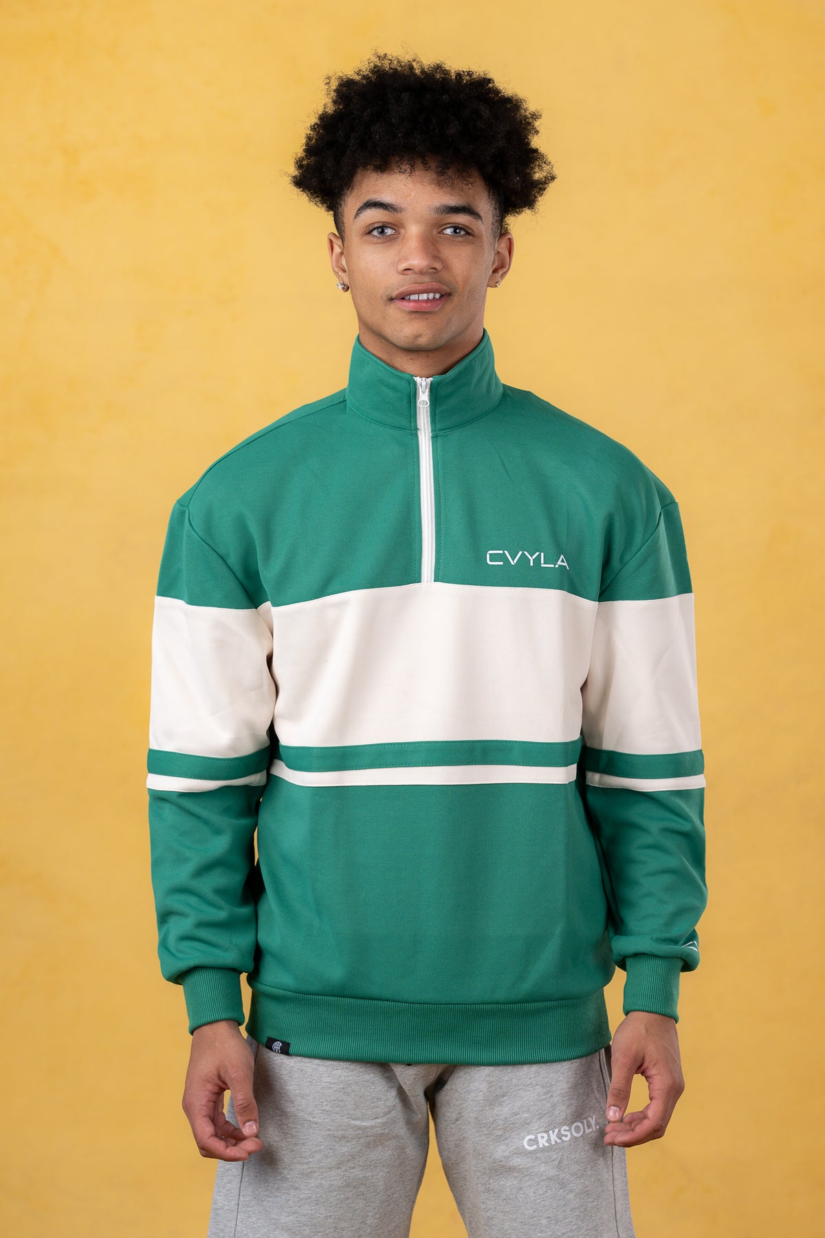 CVYLA Men 1/4 Zip Pullover, product photo 7