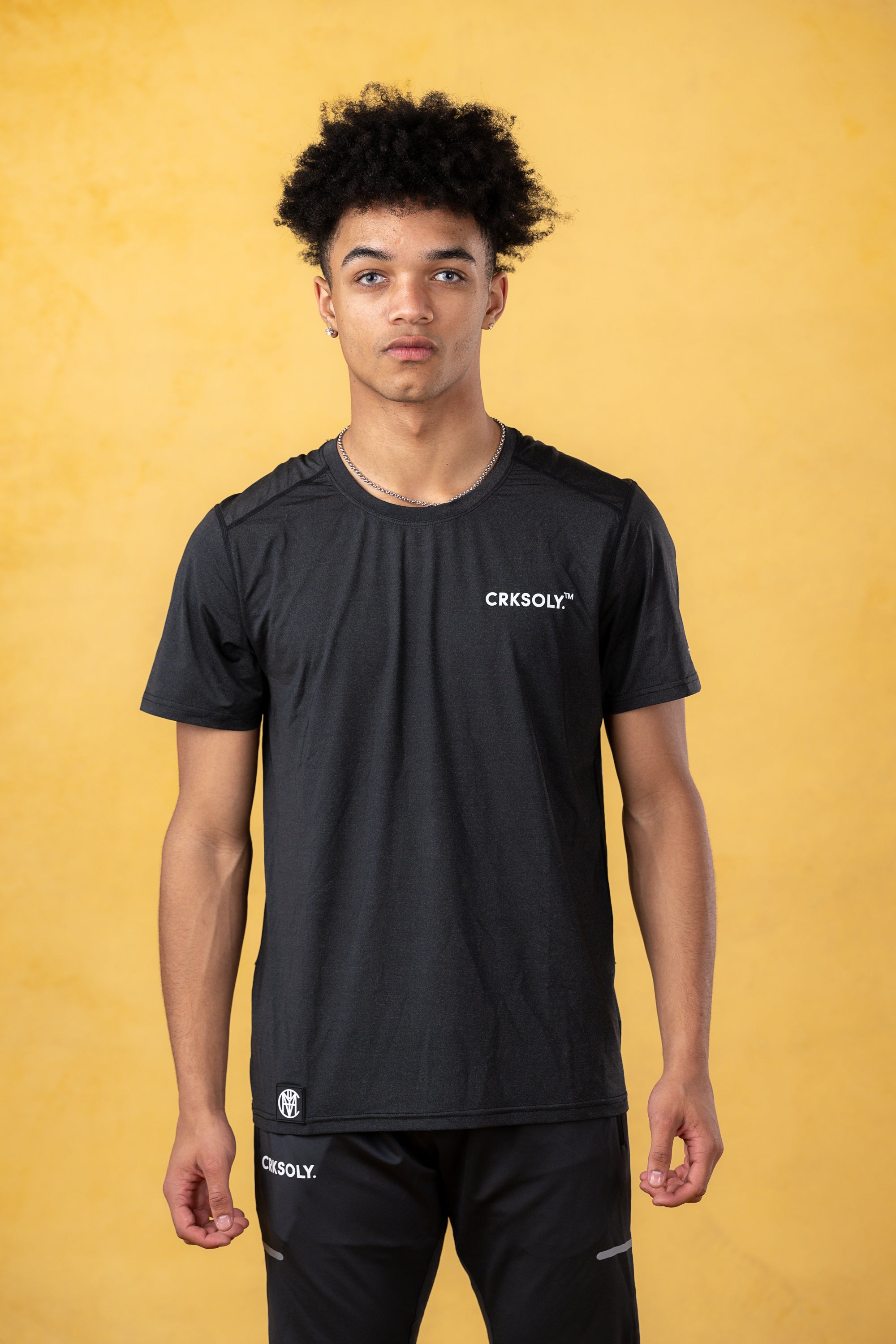 CRKSOLY. Men Blur Training Top, product photo 8
