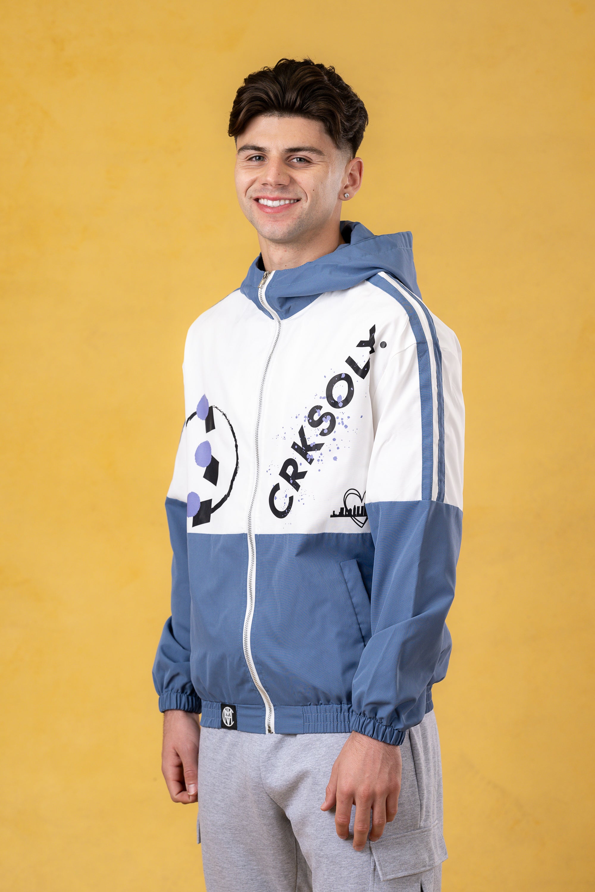 CRKSOLY. Men Retro-Modern Windbreaker Jacket, product photo 17