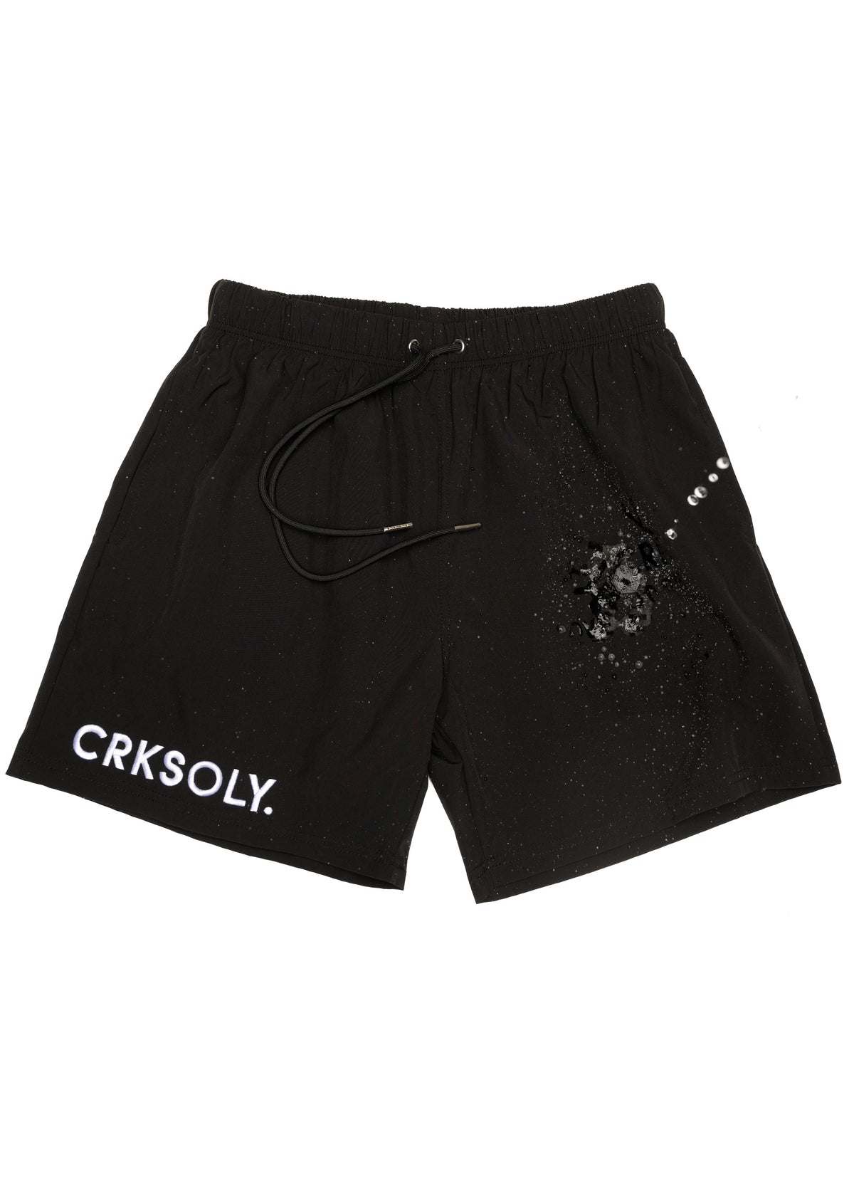 CRKSOLY. Water Reactive Training Black Shorts, product photo 7