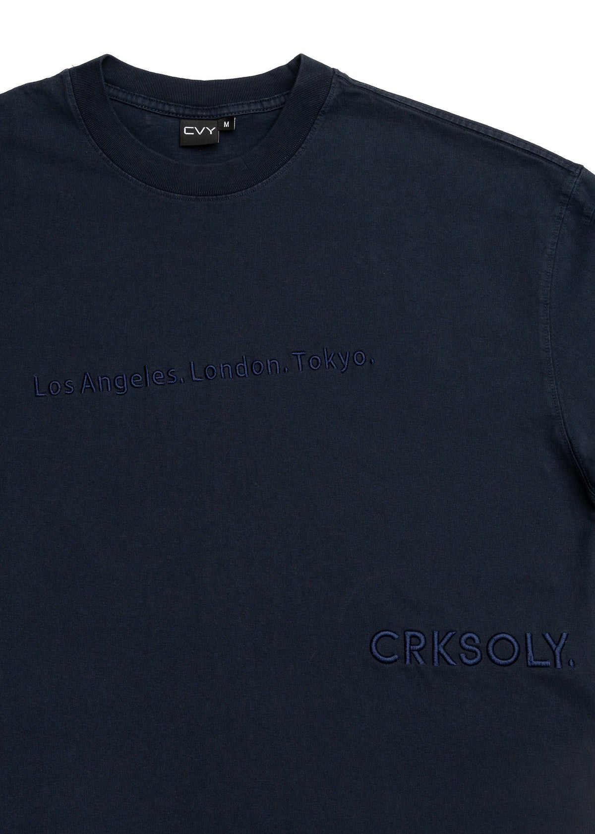 CRKSOLY. Women LA-London-Tokyo Cotton T-Shirt, product photo 4