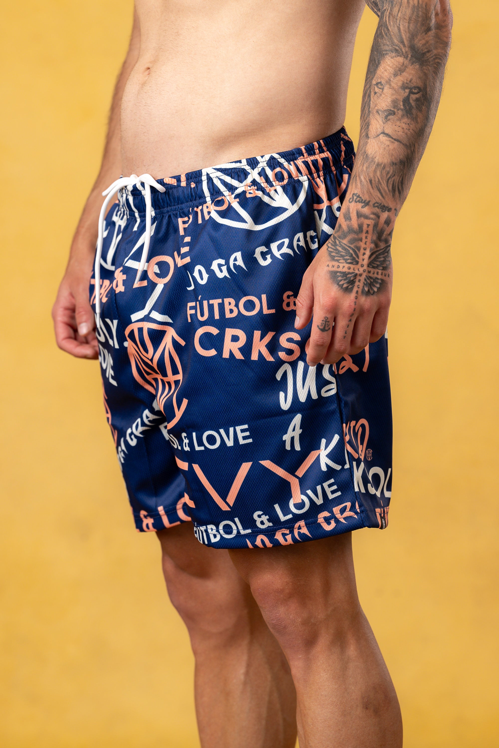 CRKSOLY. Men 5’ Monogram Shorts, product photo 12