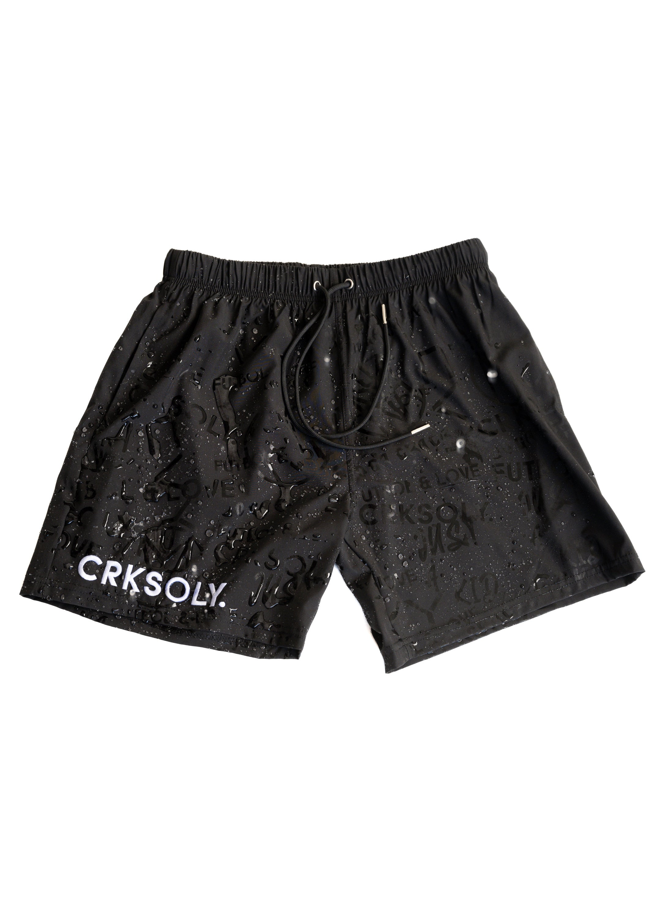 CRKSOLY. Water Reactive Training Black Shorts, product photo 10
