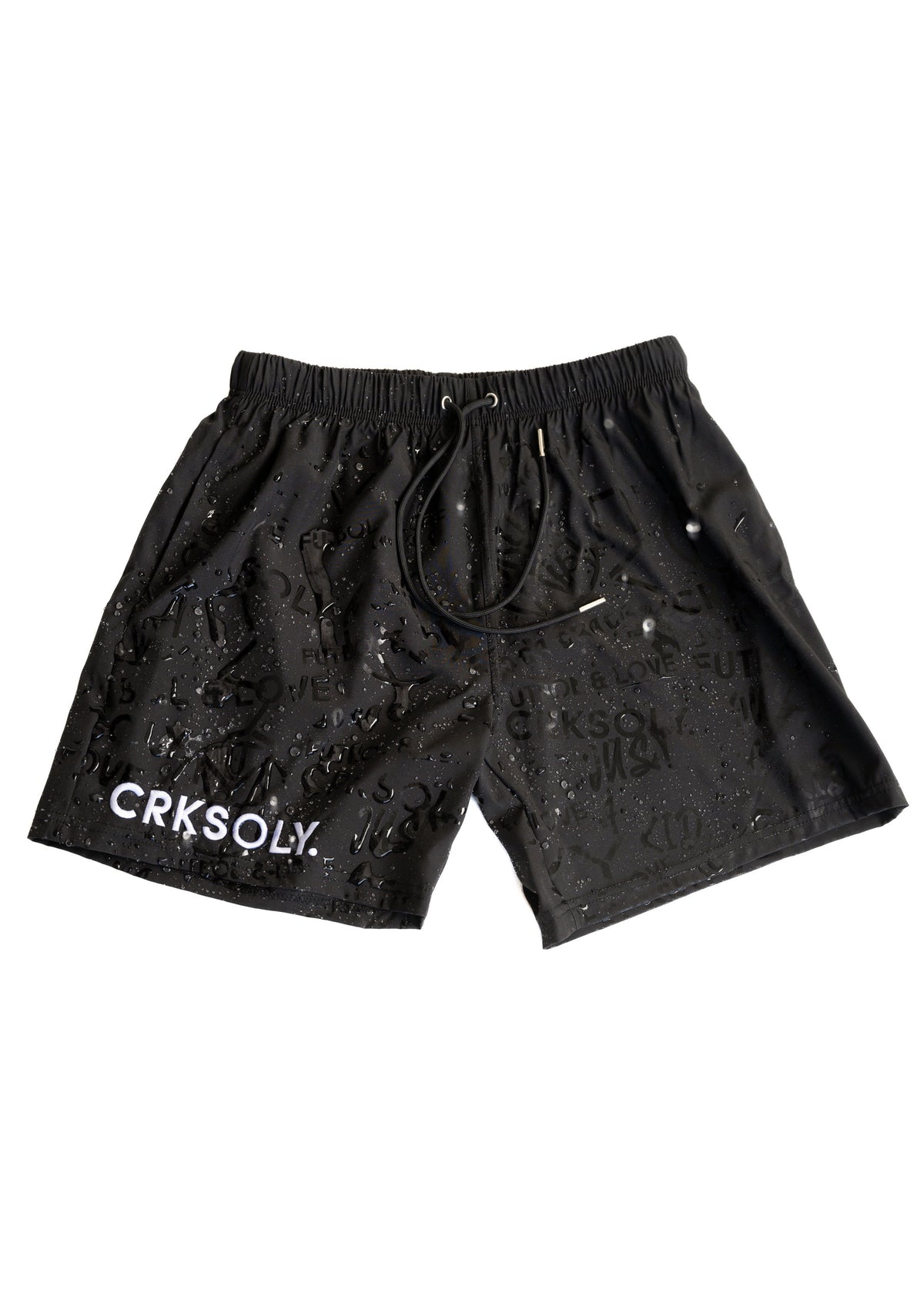CRKSOLY. Water Reactive Training Black Shorts, product photo 10