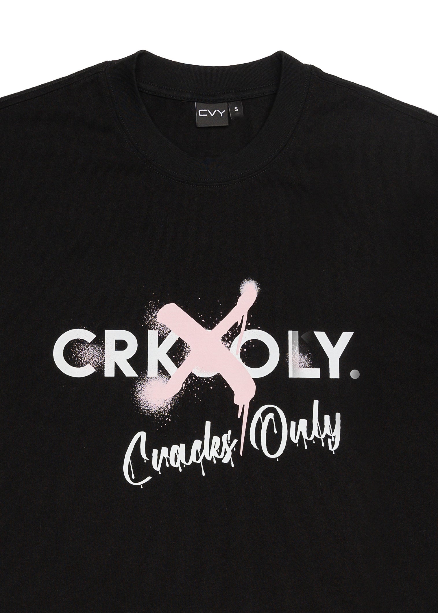 CRKSOLY. Men Void Oversize Cotton Tee, product photo 3