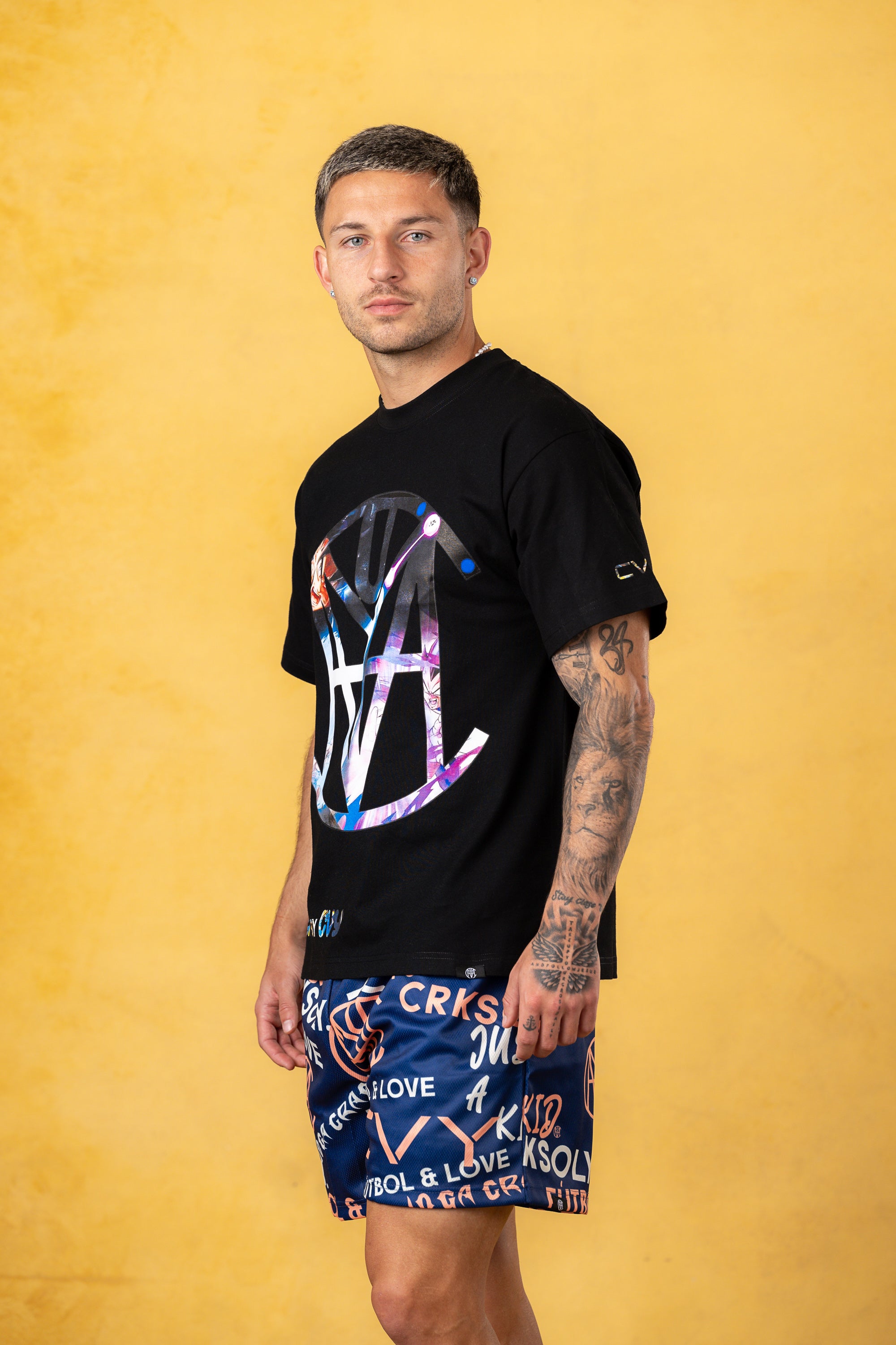 CRKSOLY. Men DBZ Anime Style Tee, product photo 5