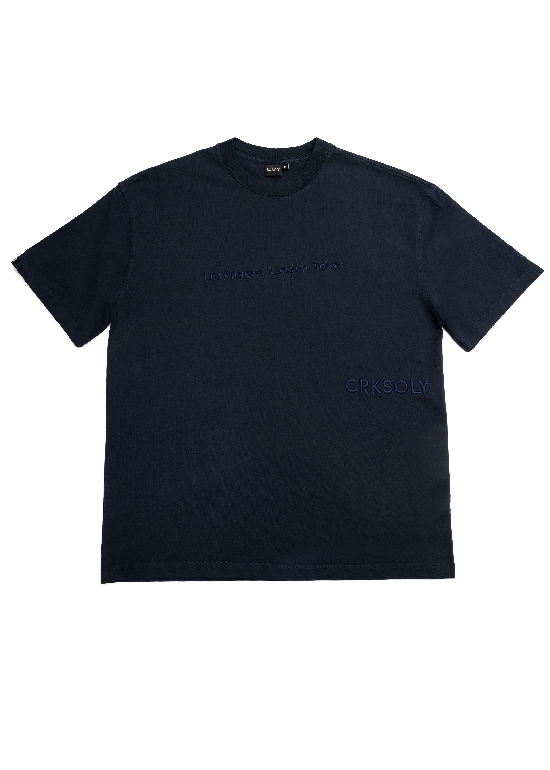 CRKSOLY. Women LA-London-Tokyo Cotton T-Shirt, product photo 2