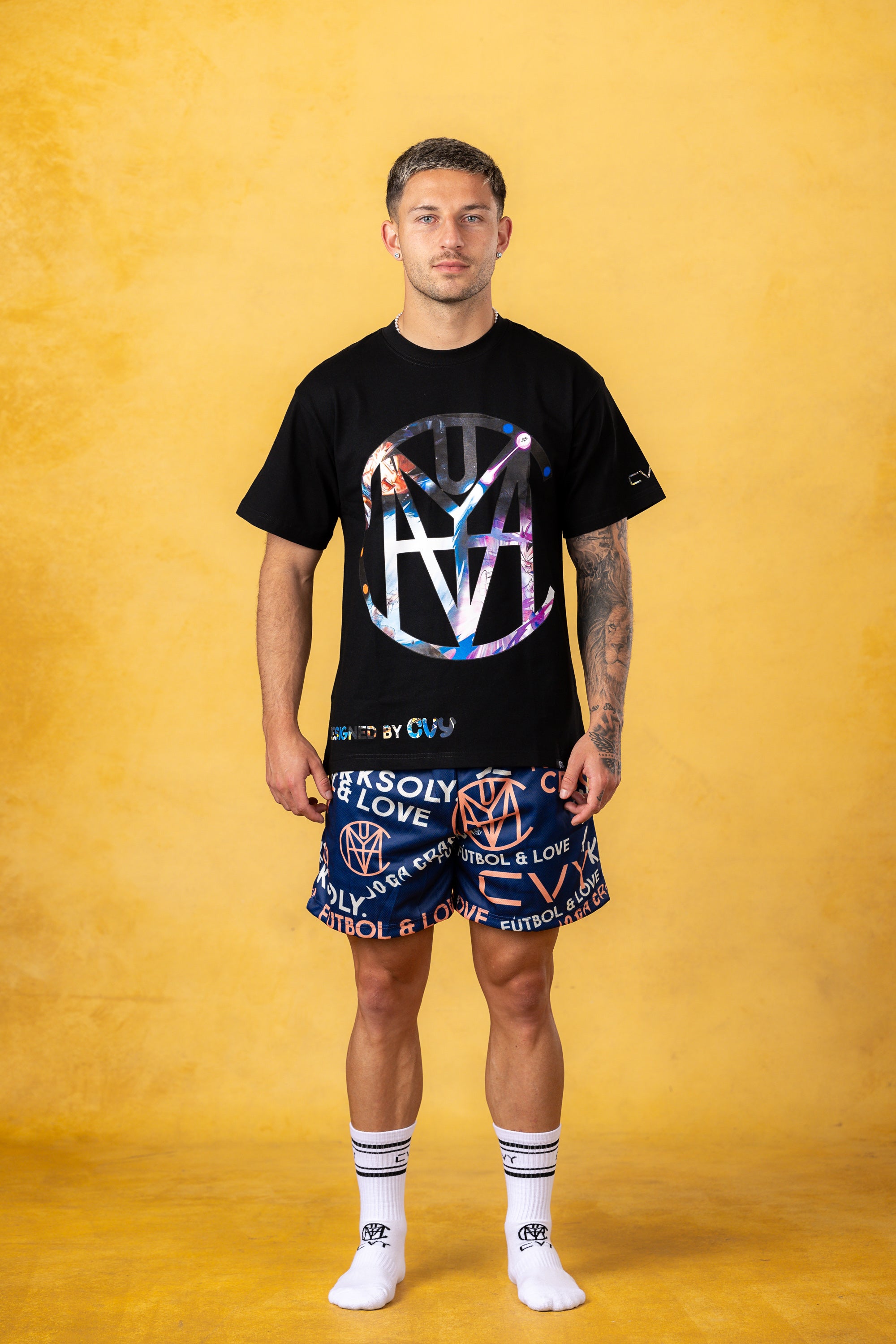 CRKSOLY. Men DBZ Anime Style Tee, product photo 3