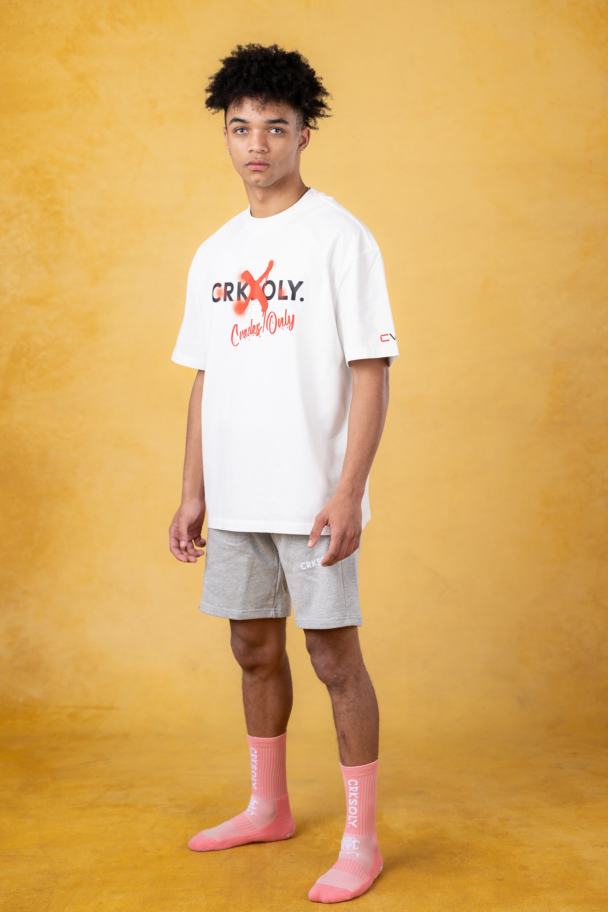CRKSOLY. Men Void Oversize Cotton Tee, product photo 12