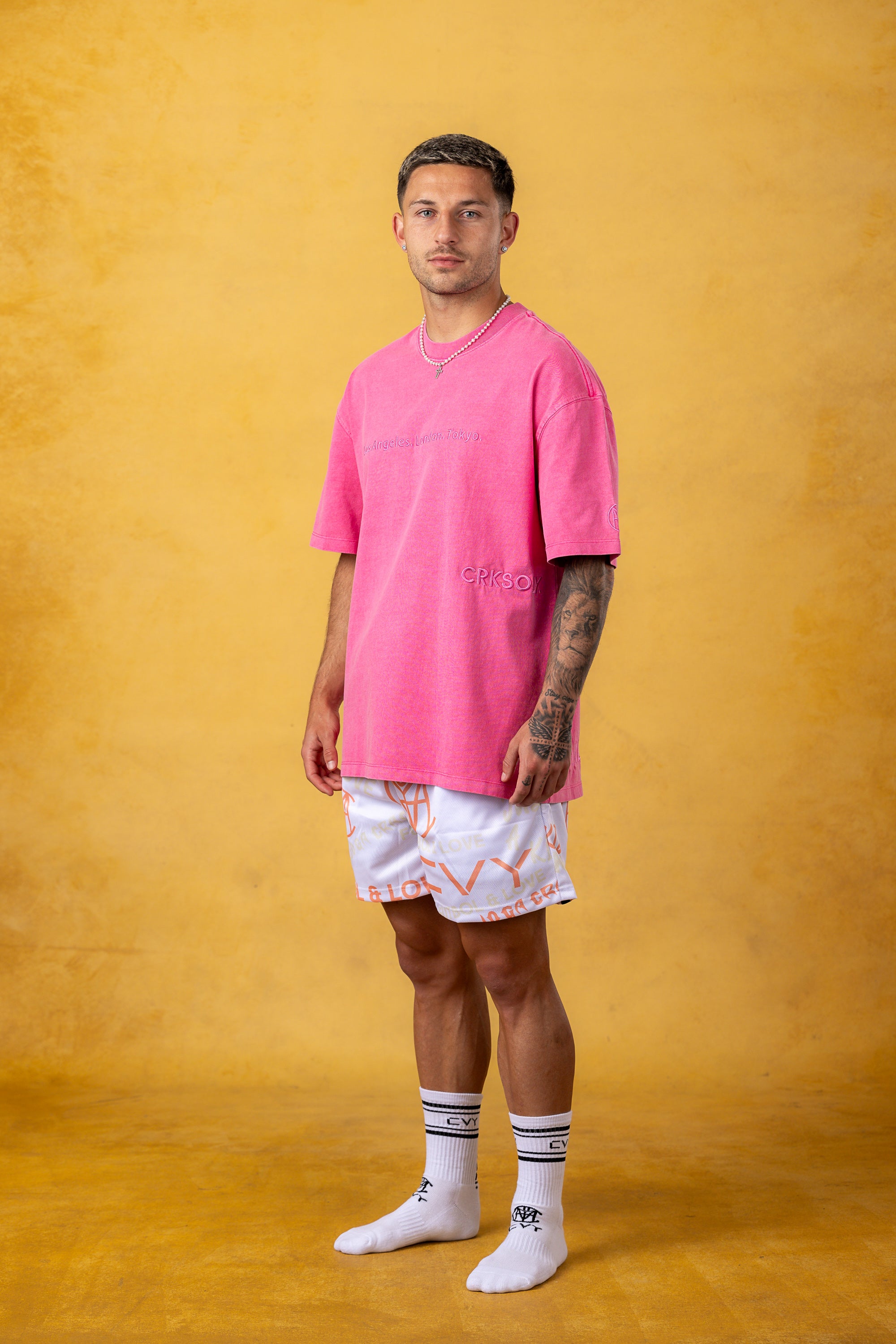 CRKSOLY. Men LA-London-Tokyo Cotton T-Shirt, product photo 5