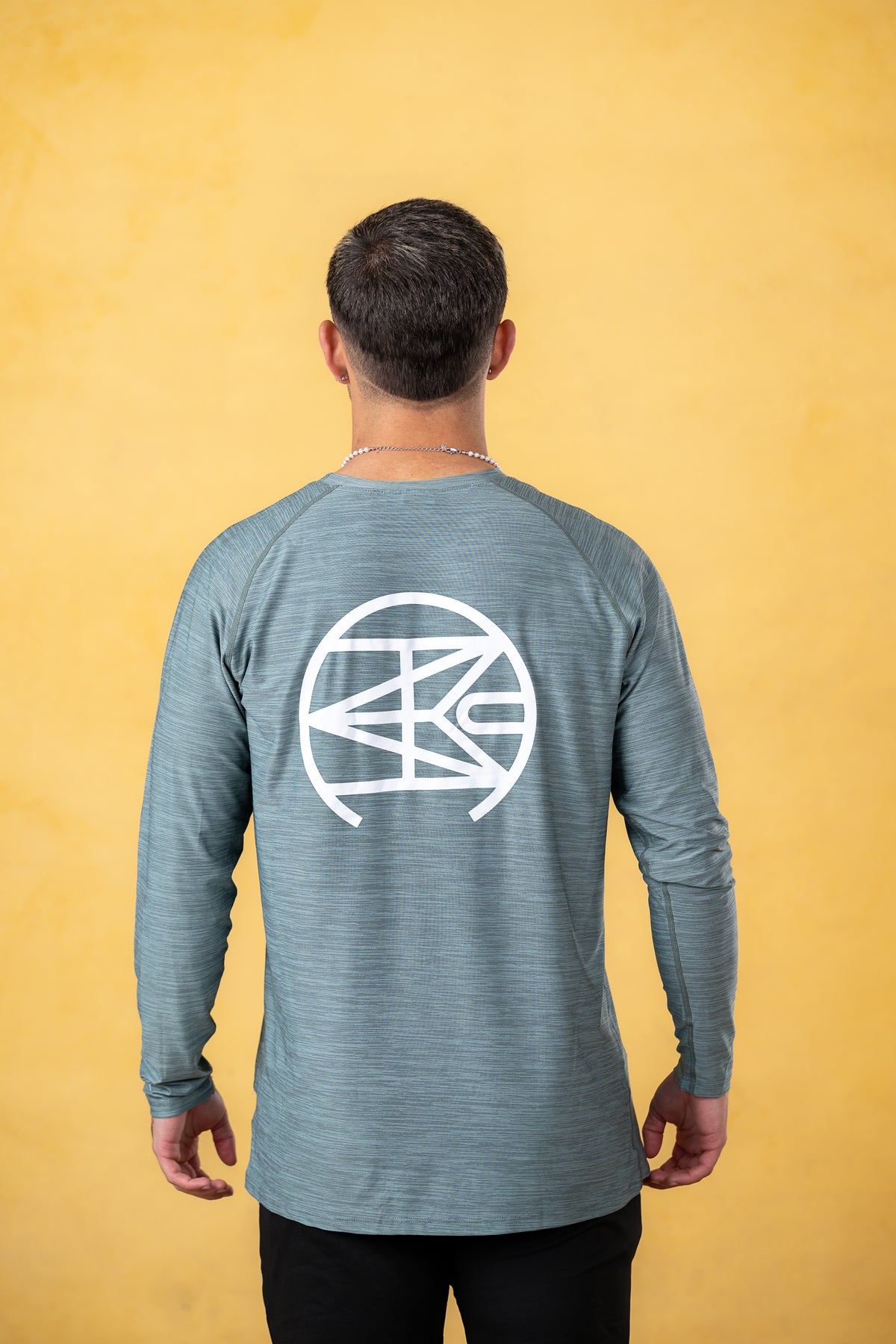 CRKSOLY. Men Mint Green Training Long Sleeve, product photo 6