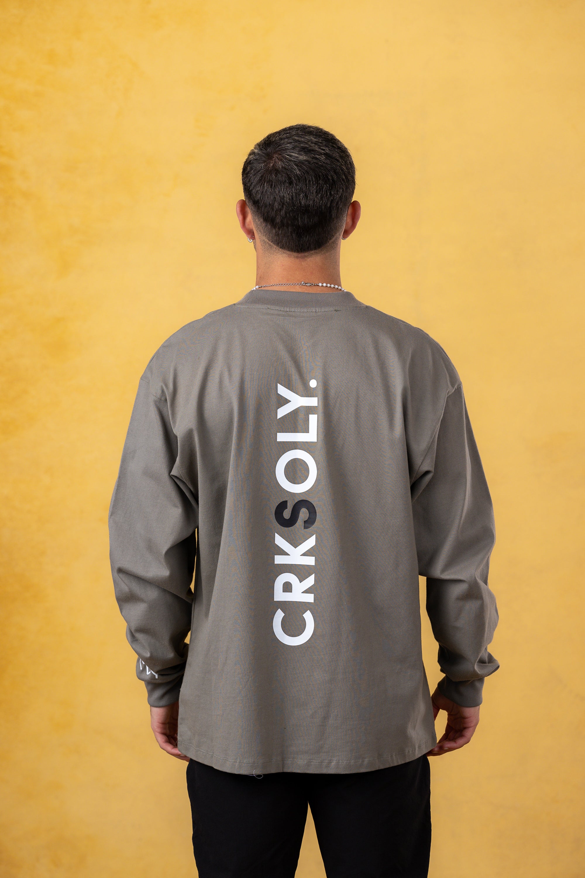 Just A Kid. Faded Olive Long Sleeve, product photo 7