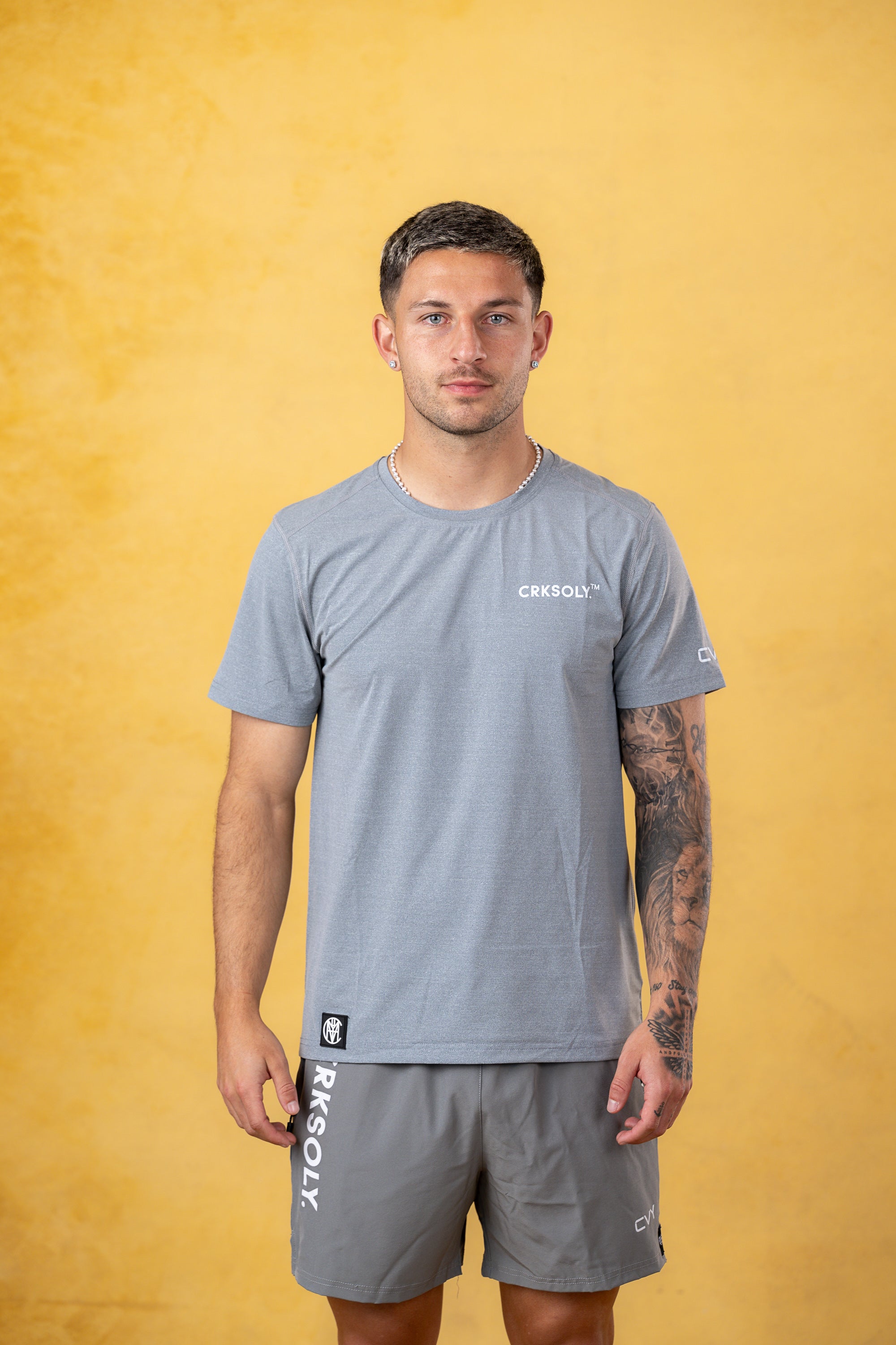 CRKSOLY. Men Blur Training Top, product photo 15