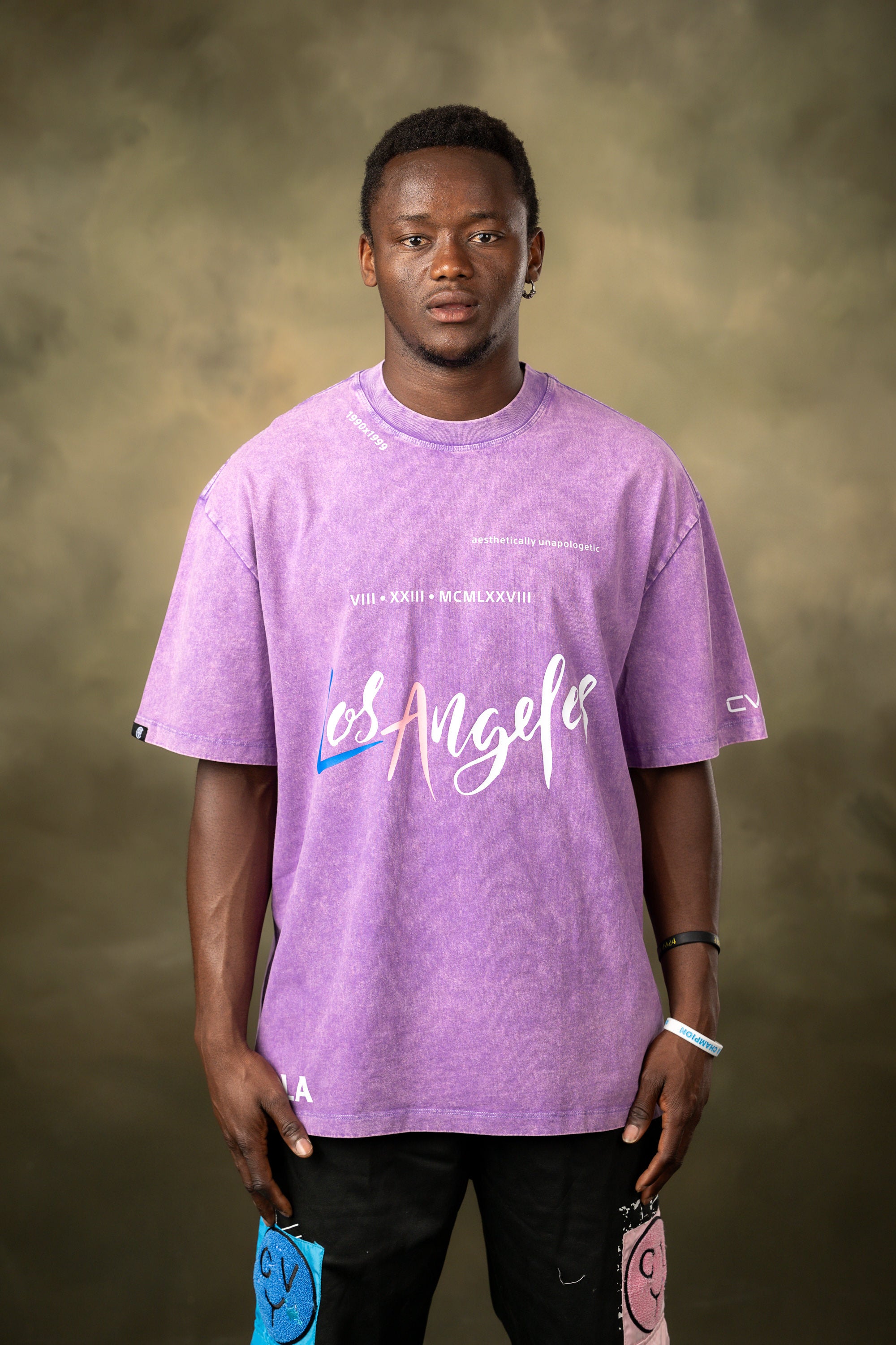 CVYLA Men Aesthetically Unapologetic Oversize Cotton Tee, product photo 16