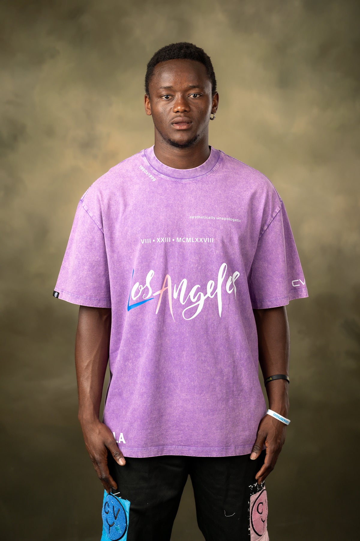 CVYLA Men Aesthetically Unapologetic Oversize Cotton Tee, product photo 16
