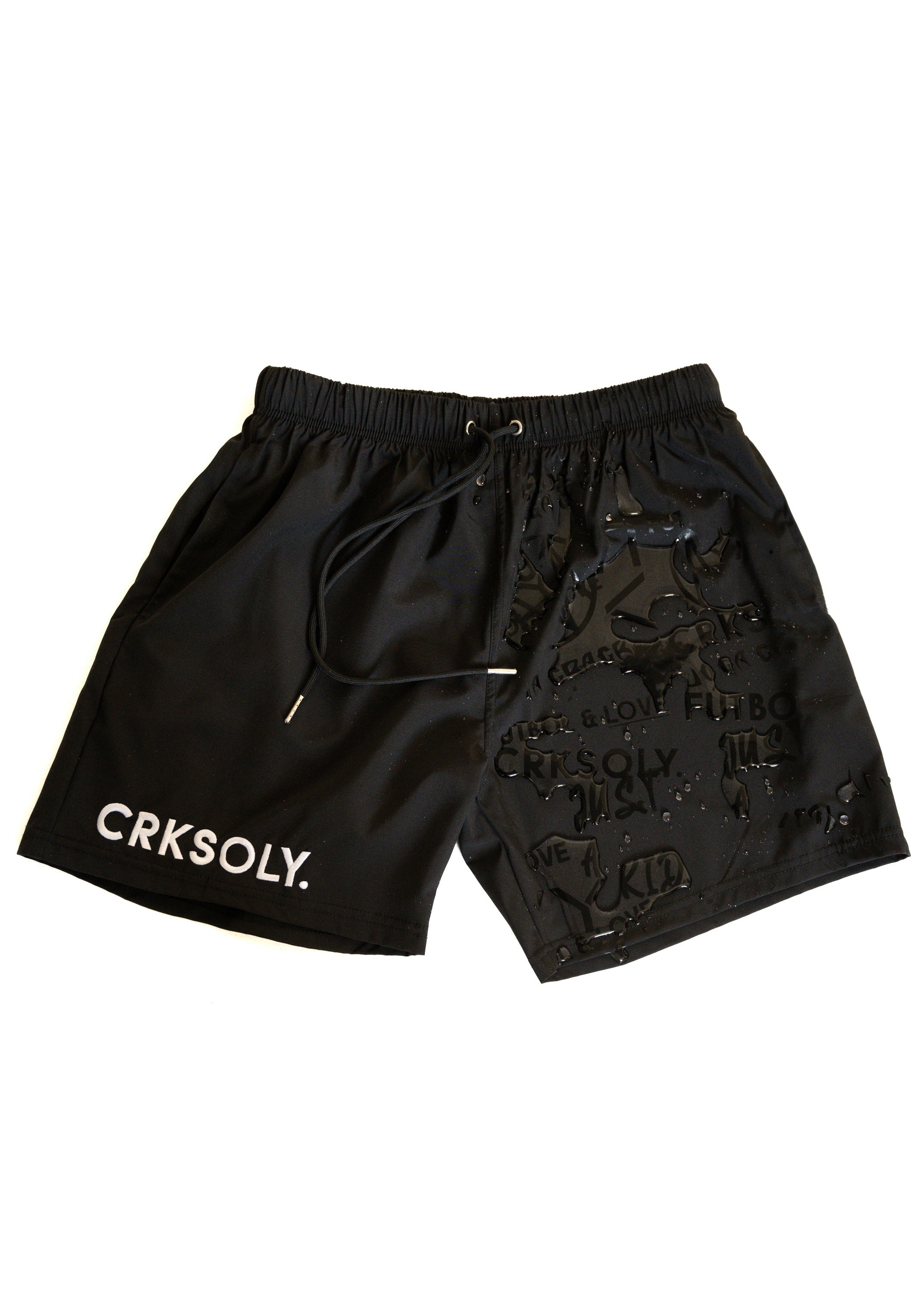 CRKSOLY. Water Reactive Training Black Shorts, product photo 8