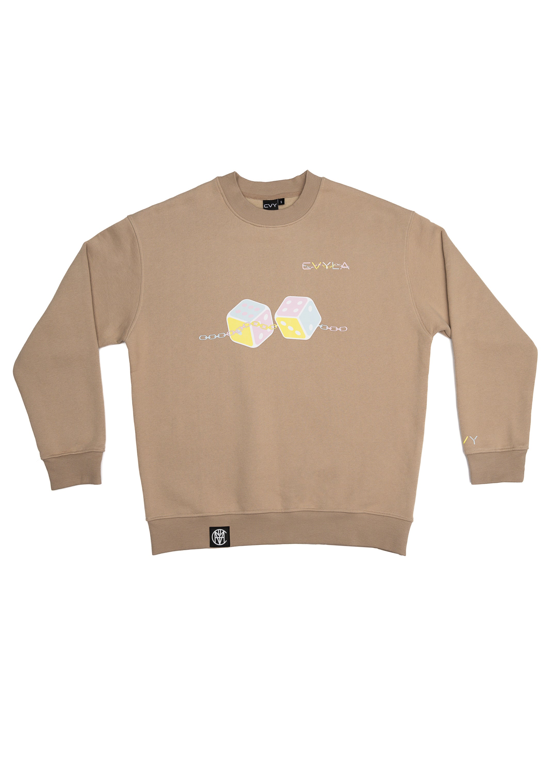 CVYLA Men Chain-Dice Crewneck, product photo 2