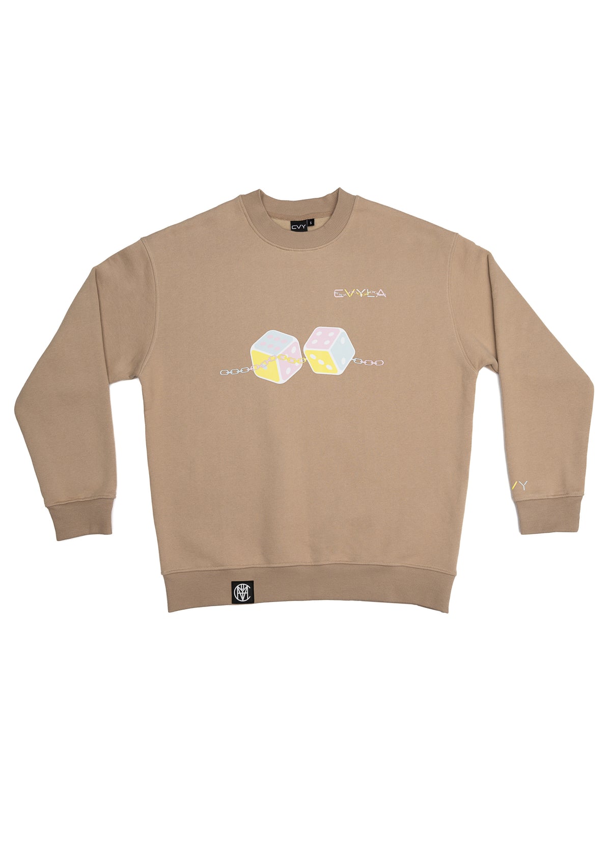 CVYLA Men Chain-Dice Crewneck, product photo 2