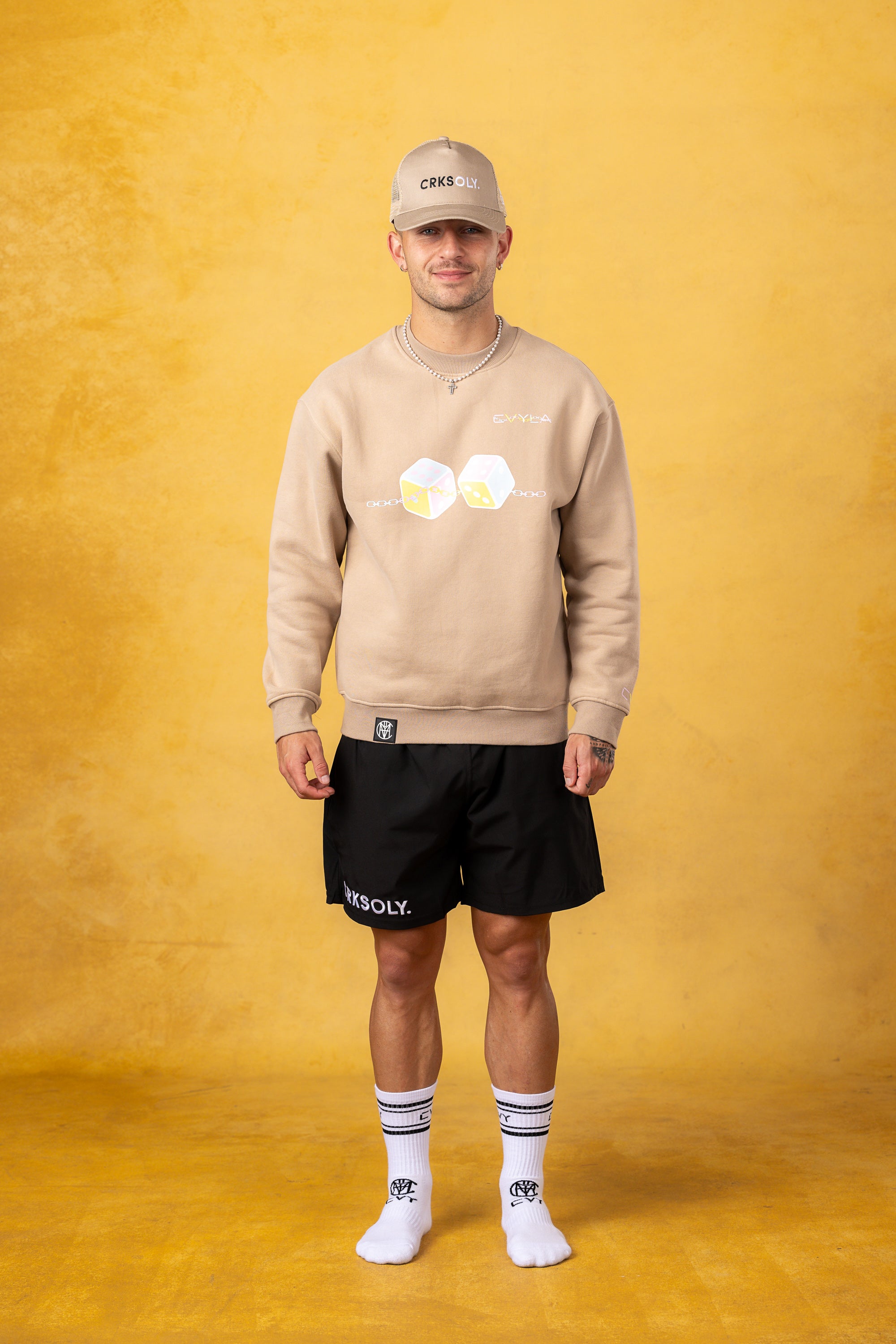 CVYLA Men Chain-Dice Crewneck, product photo 5