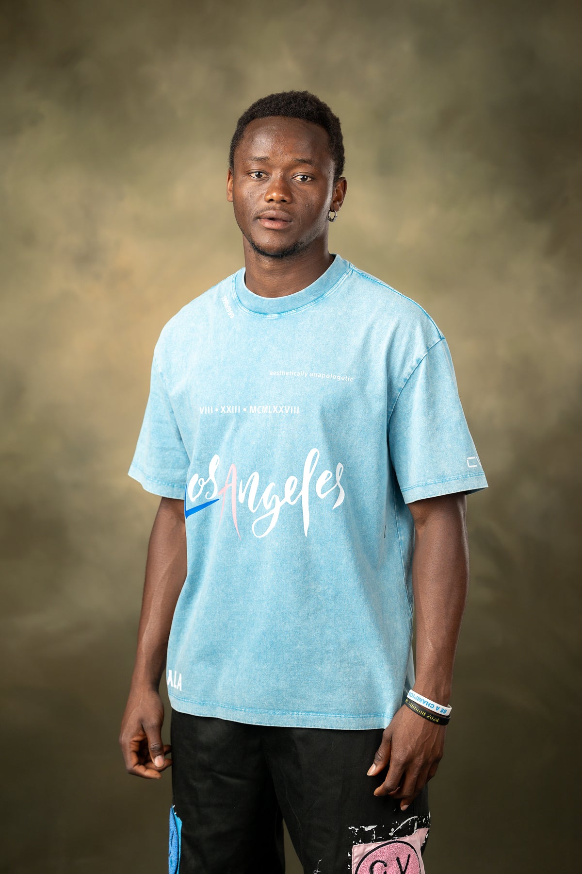 CVYLA Men Aesthetically Unapologetic Oversize Cotton Tee, product photo 11