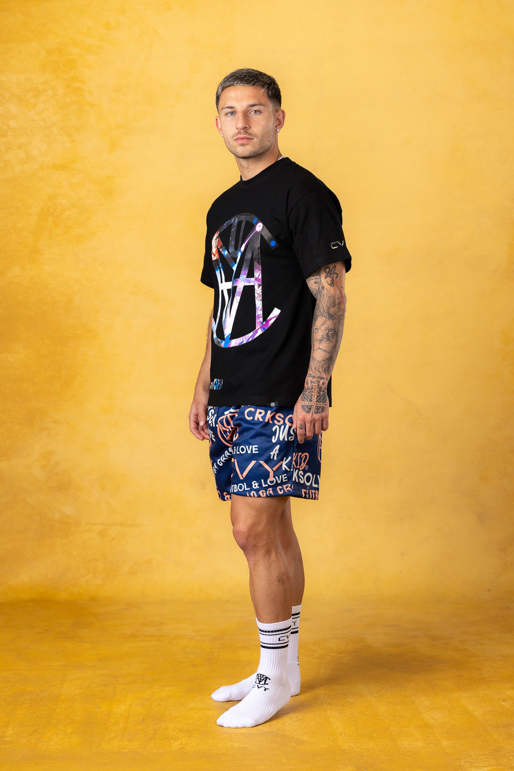 CRKSOLY. Men DBZ Anime Style Tee, product photo 6