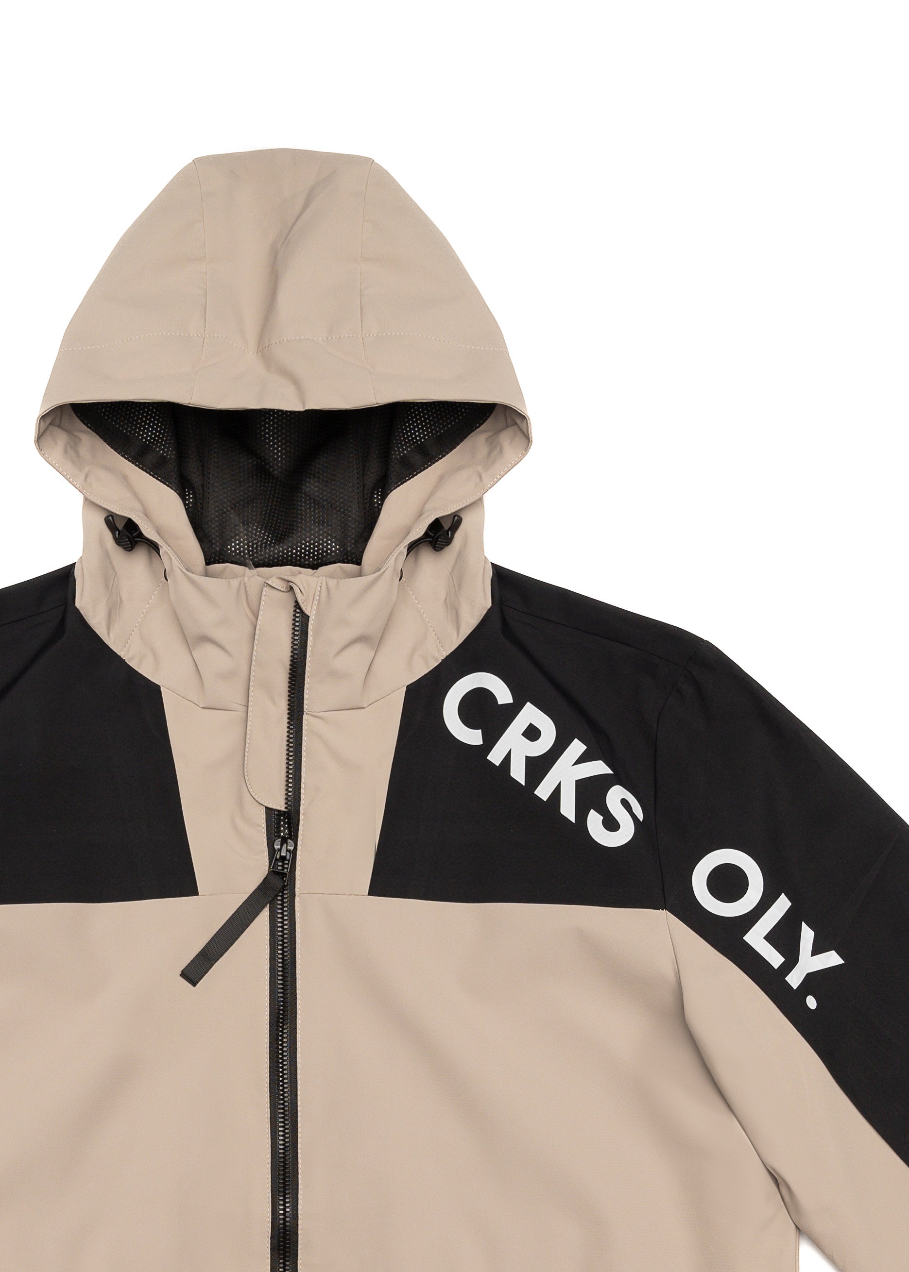 CRKSOLY. Women Tan Windbreaker Jacket, product photo 3
