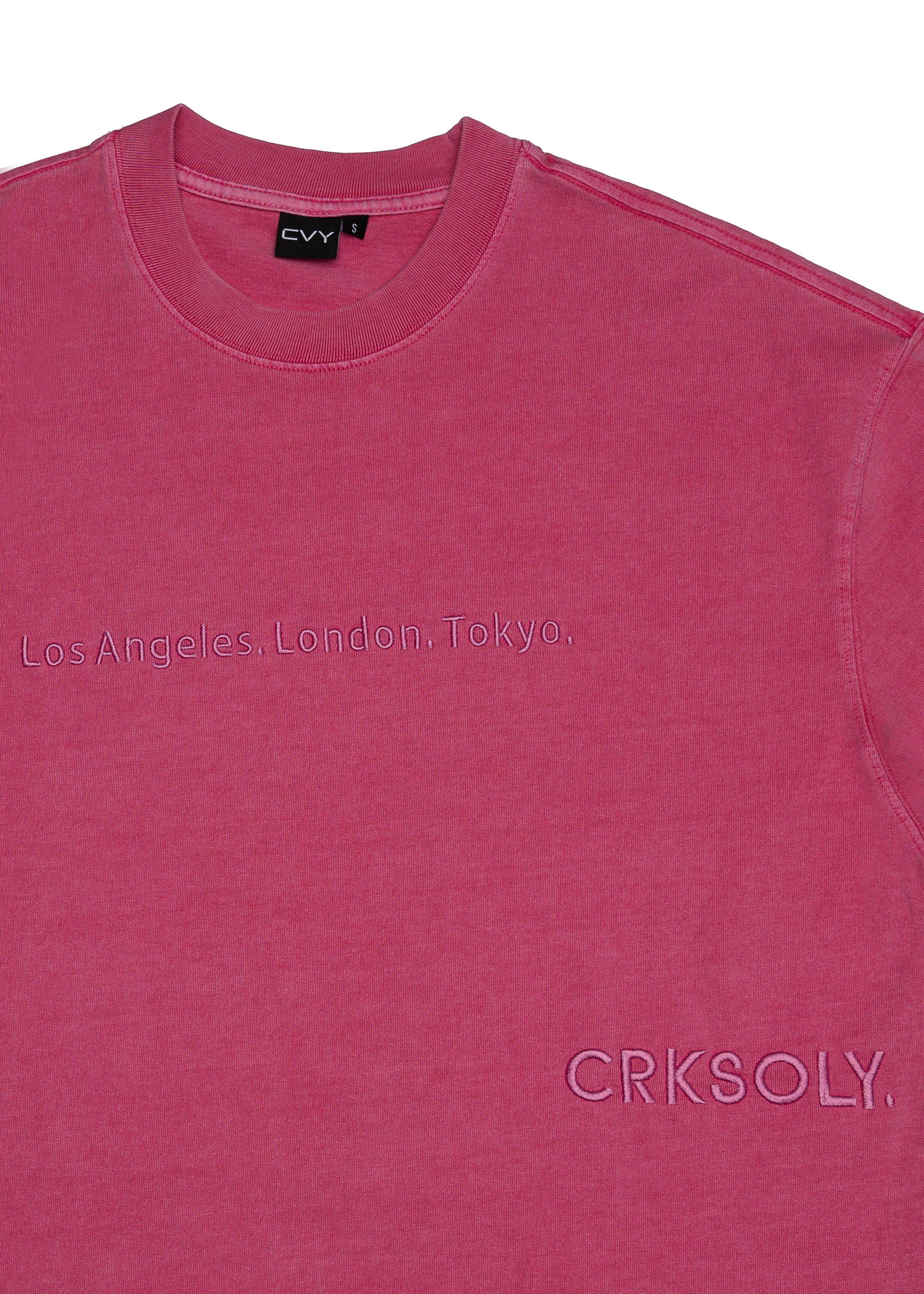 CRKSOLY. Women LA-London-Tokyo Cotton T-Shirt, product photo 15