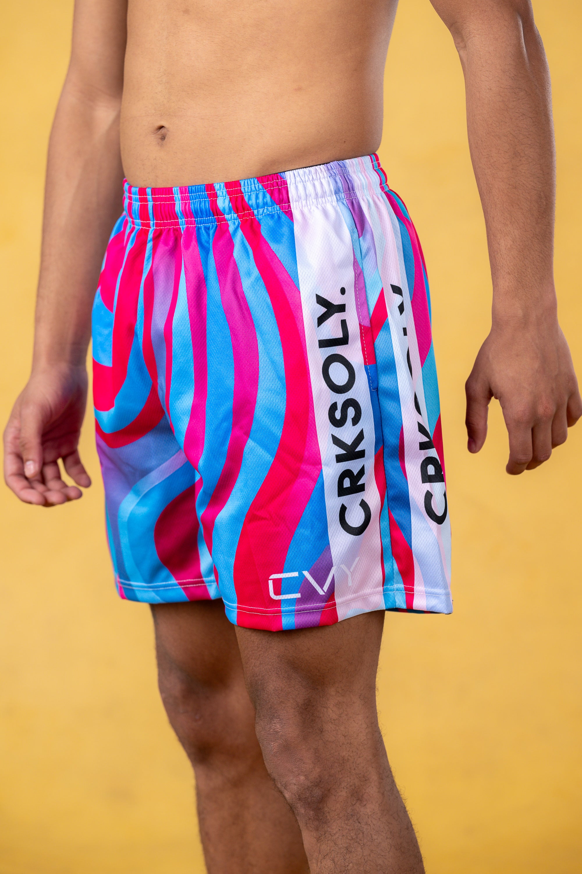 CRKSOLY. Men Galaxy 5’ Shorts, product photo 4