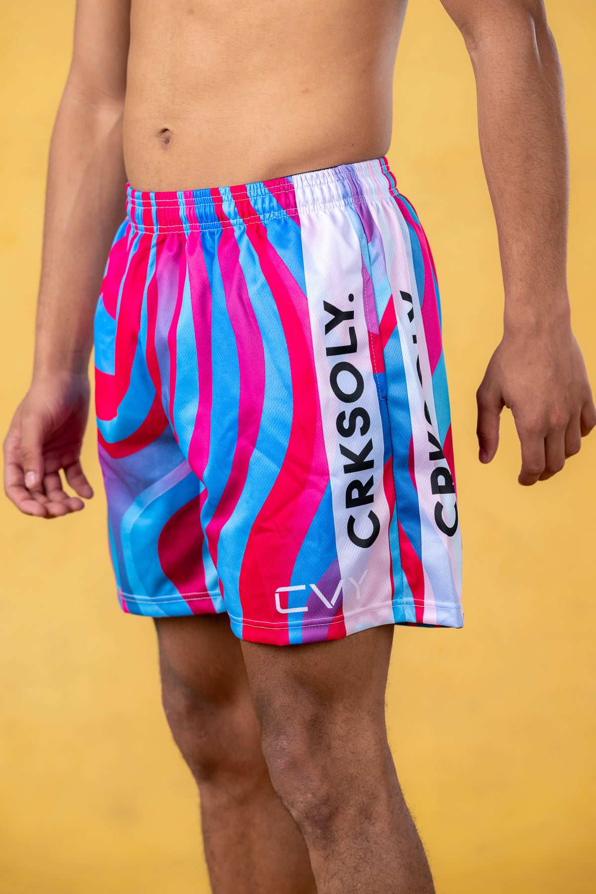 CRKSOLY. Men Galaxy 5’ Shorts, product photo 4