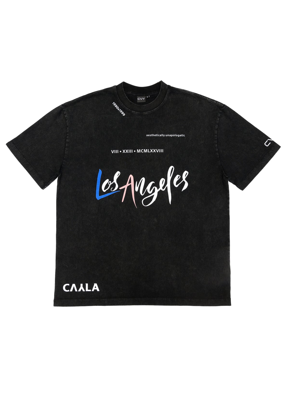 CVYLA Women Aesthetically Unapologetic Oversize Cotton Tee, product photo 2