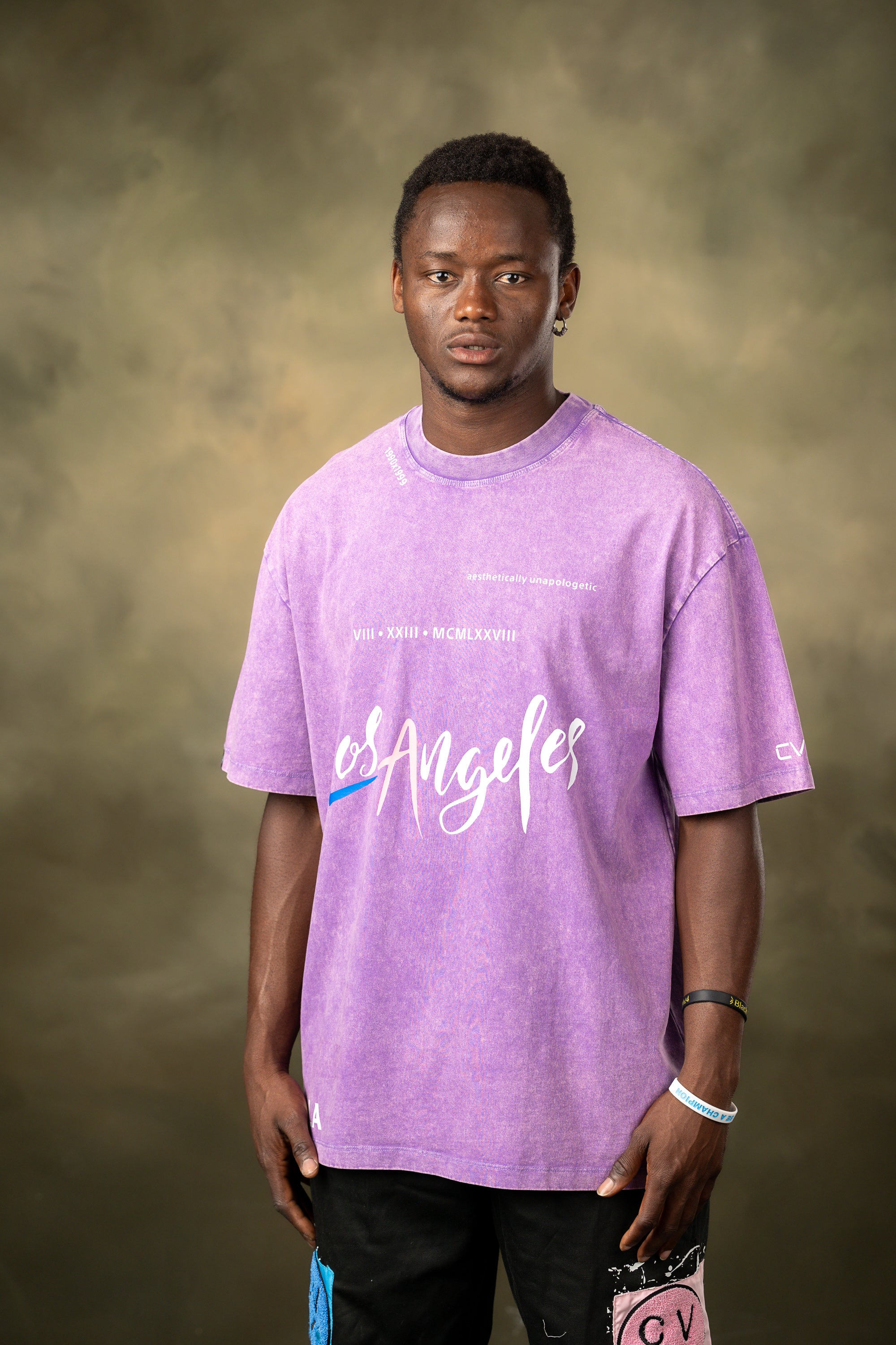 CVYLA Men Aesthetically Unapologetic Oversize Cotton Tee, product photo 18