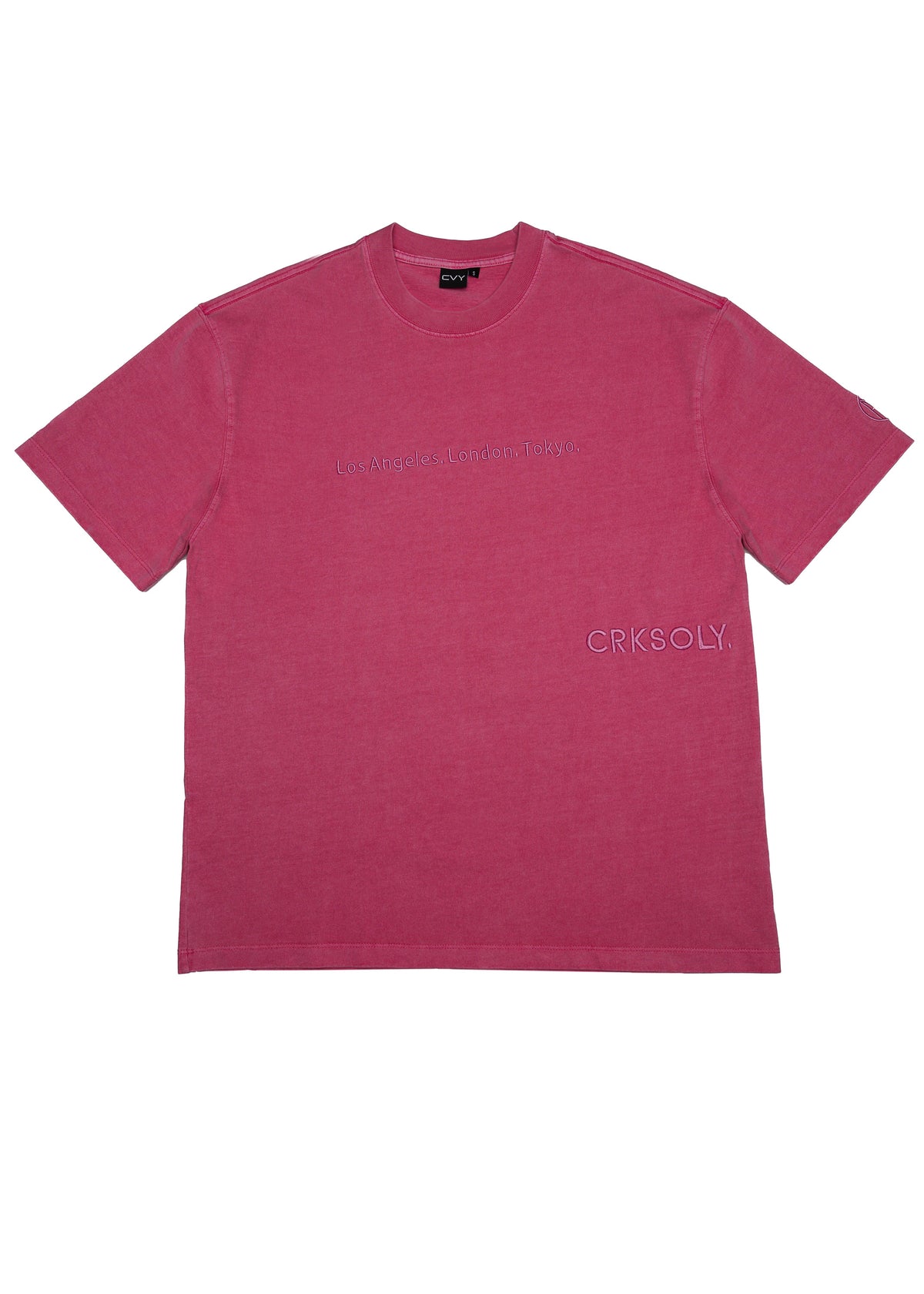 CRKSOLY. Women LA-London-Tokyo Cotton T-Shirt, product photo 13