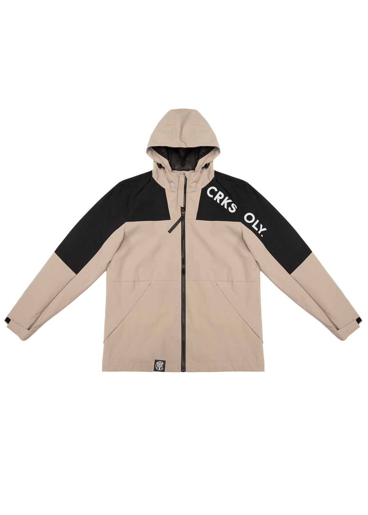 CRKSOLY. Women Tan Windbreaker Jacket, product photo 2