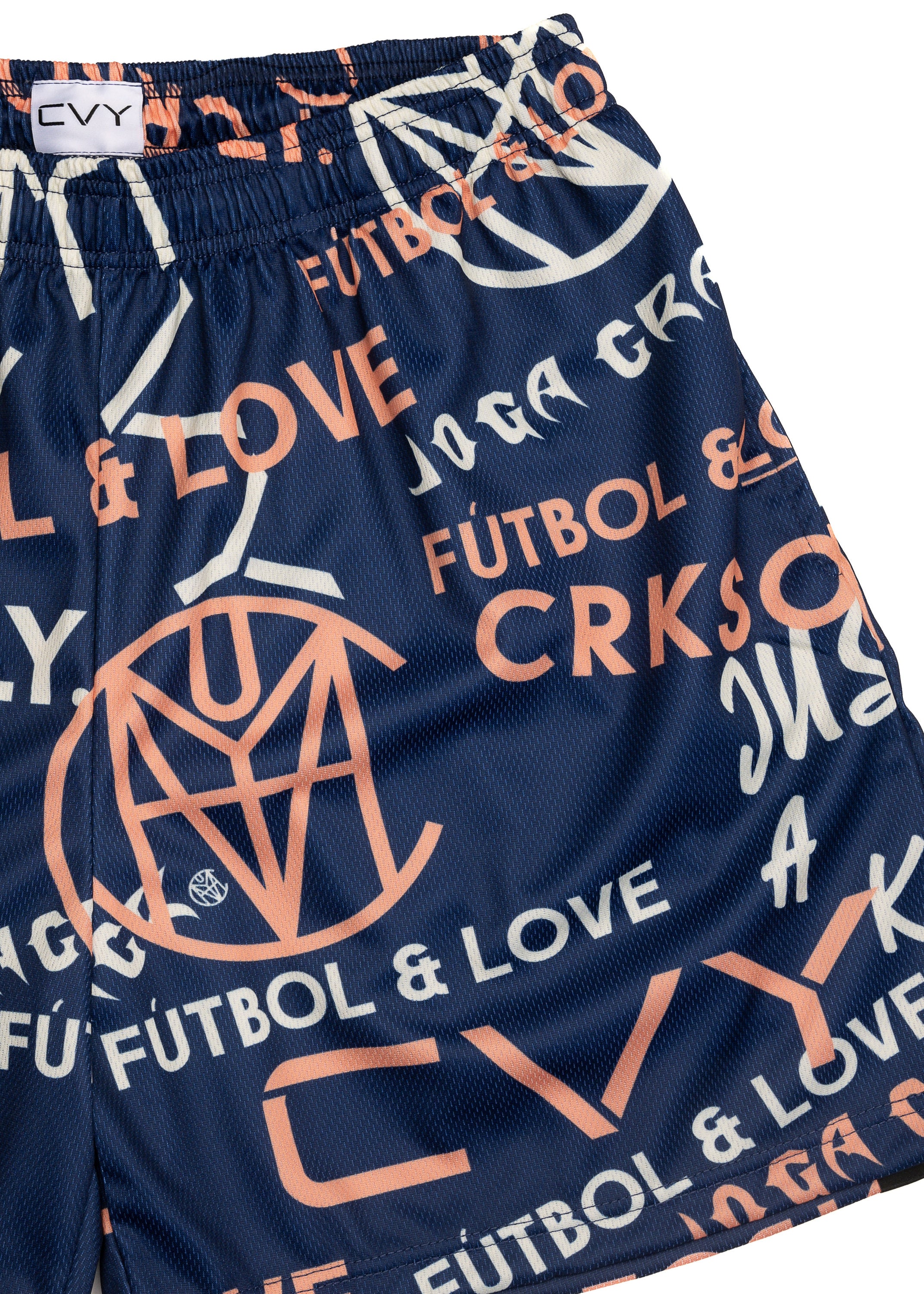 CRKSOLY. Women 5’ Monogram Shorts, product photo 11