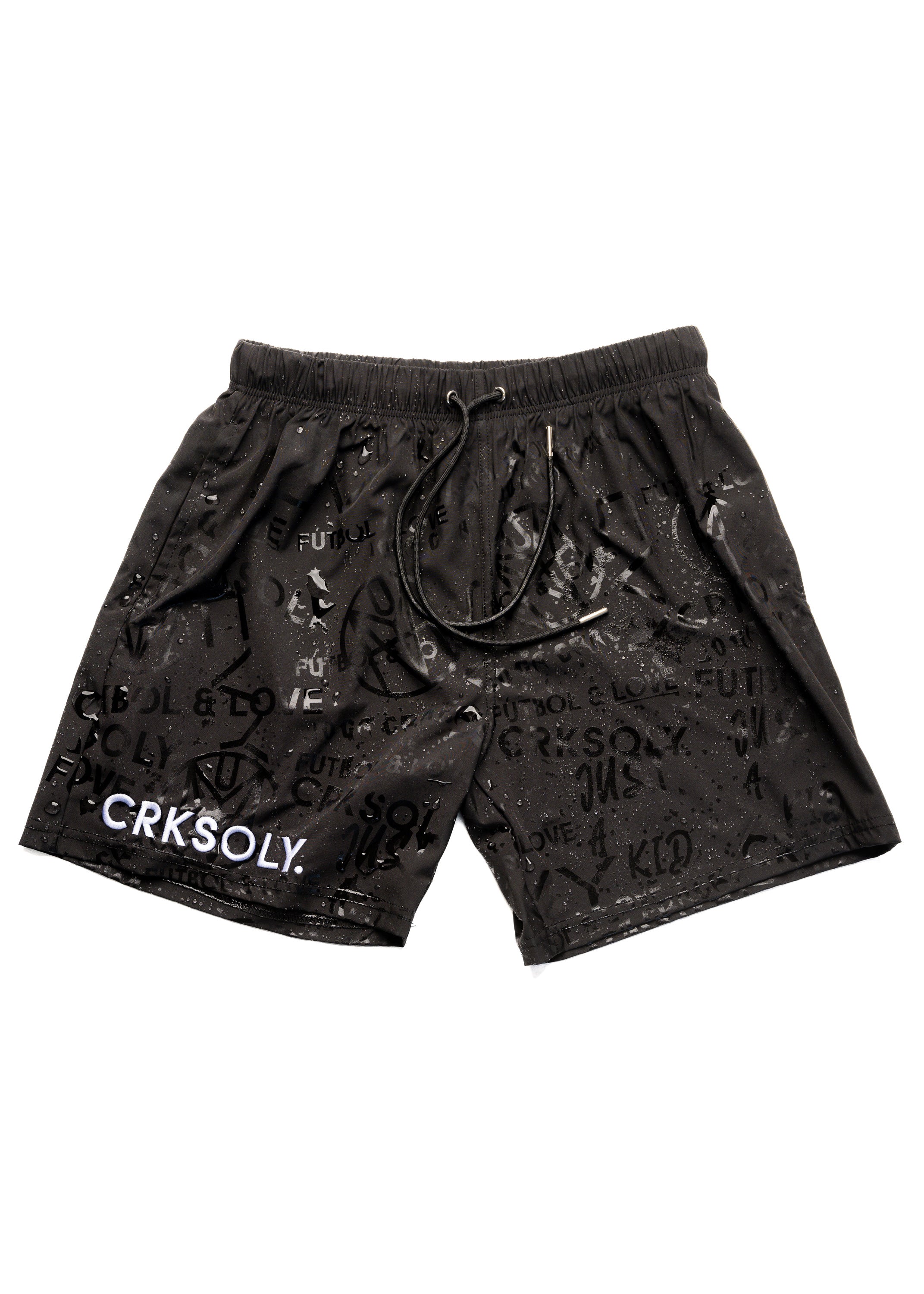 CRKSOLY. Water Reactive Training Black Shorts, product photo 12