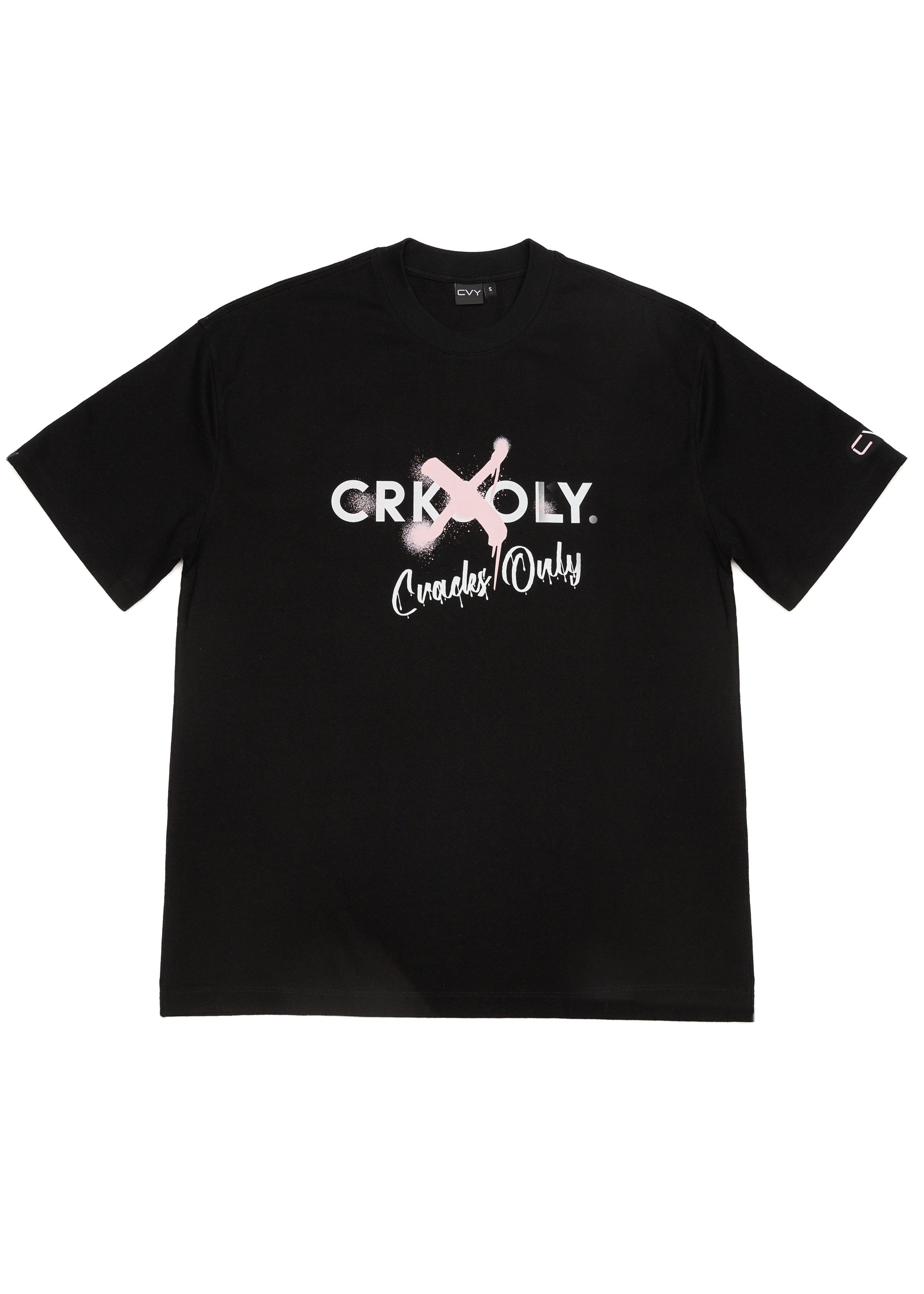 CRKSOLY. Men Void Oversize Cotton Tee, product photo 2