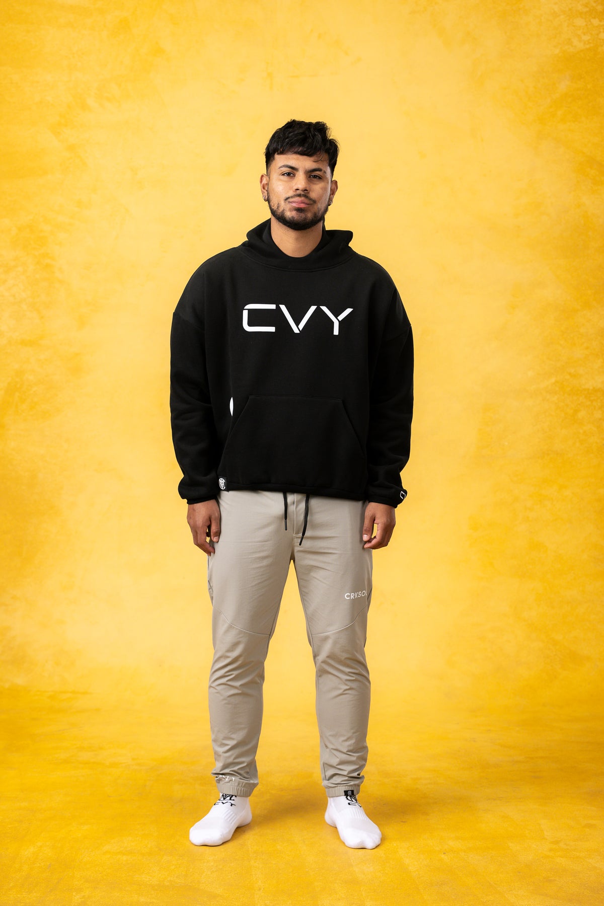 CVYLA Men Crop Oversize Hoodie, product photo 13