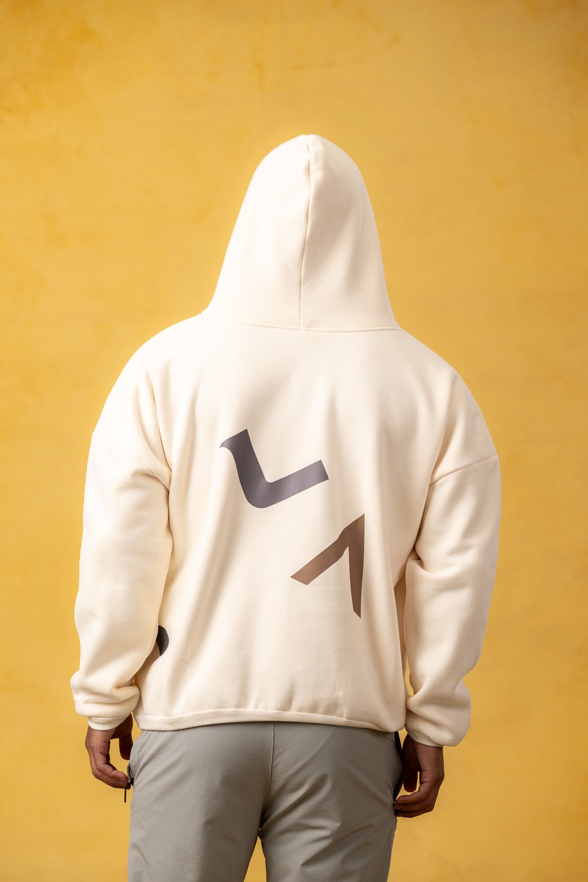 CVYLA Men Crop Oversize Hoodie, product photo 9