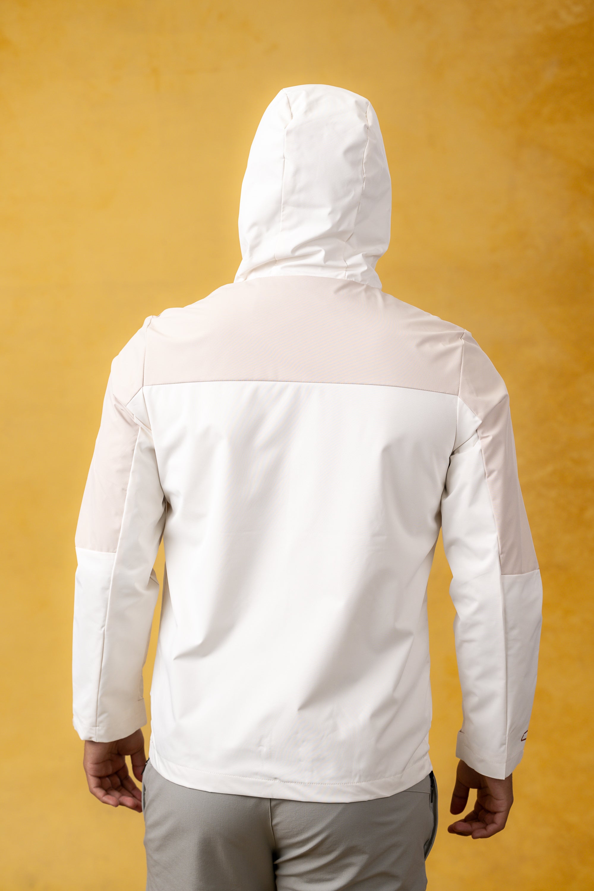 CRKSOLY. Men Tan Windbreaker Jacket, product photo 19