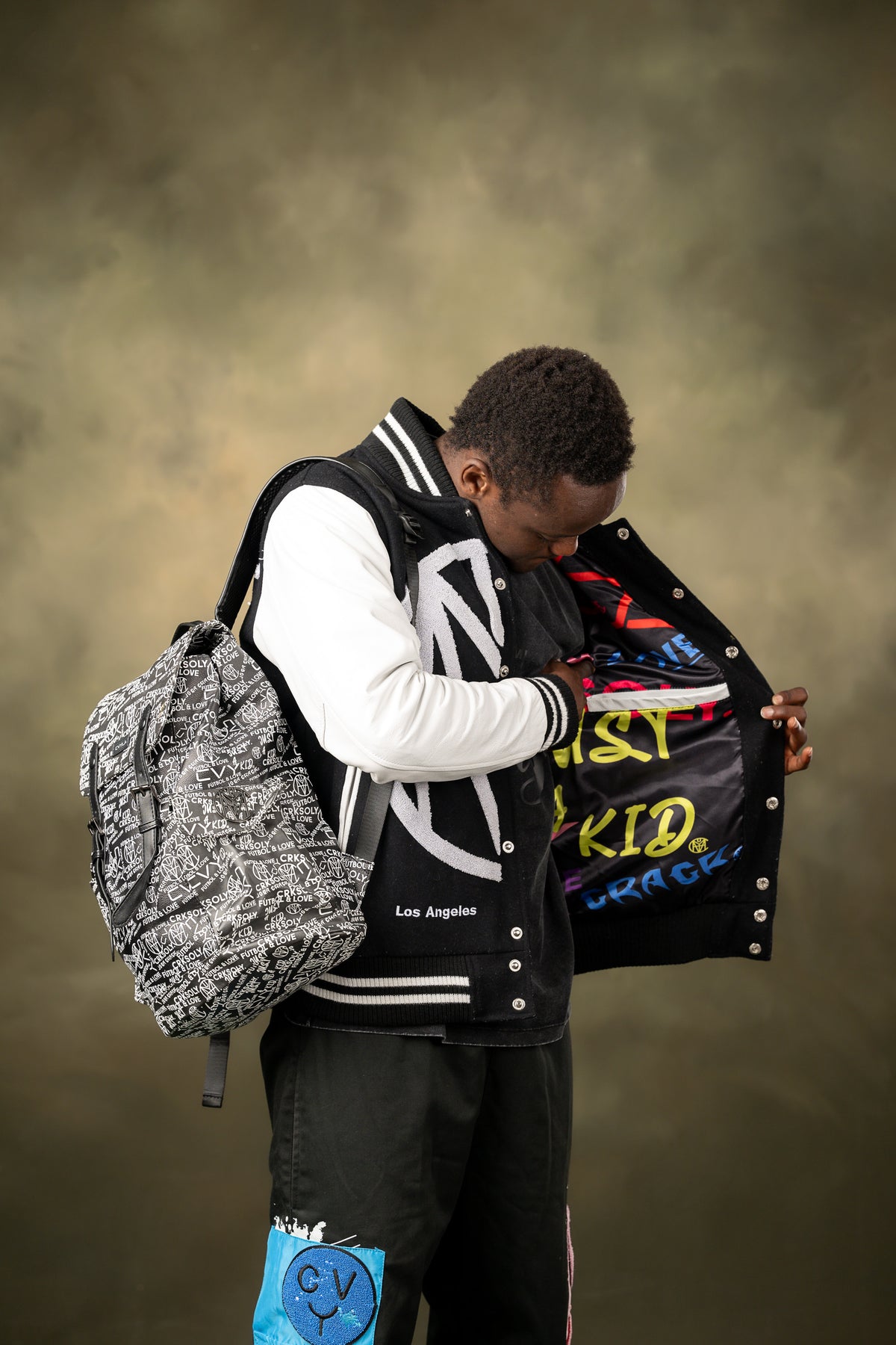 CVYLA Leather Travel Backpack, product photo 2