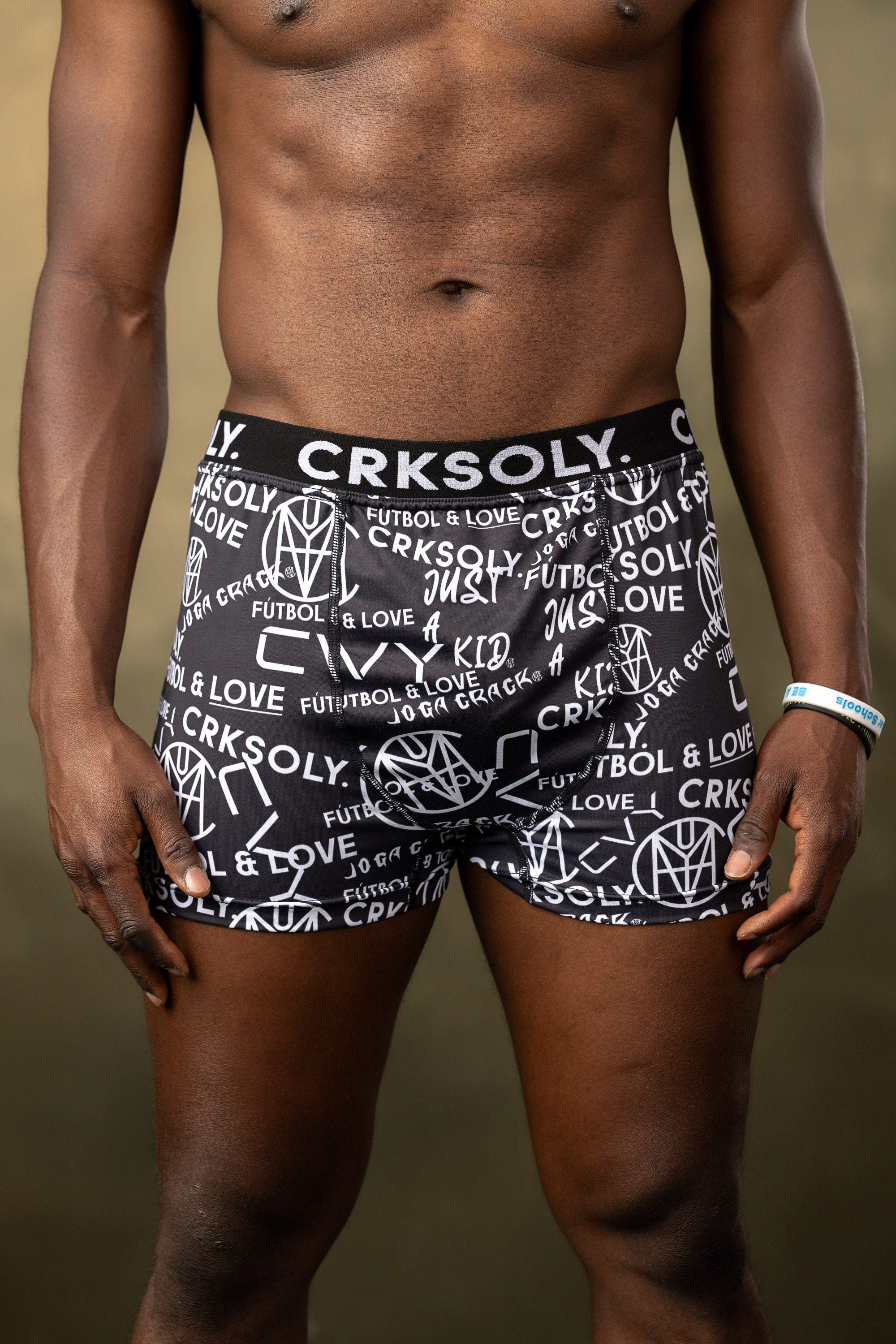 CRKSOLY. Men 3' Monogram Boxer Briefs, product photo 4