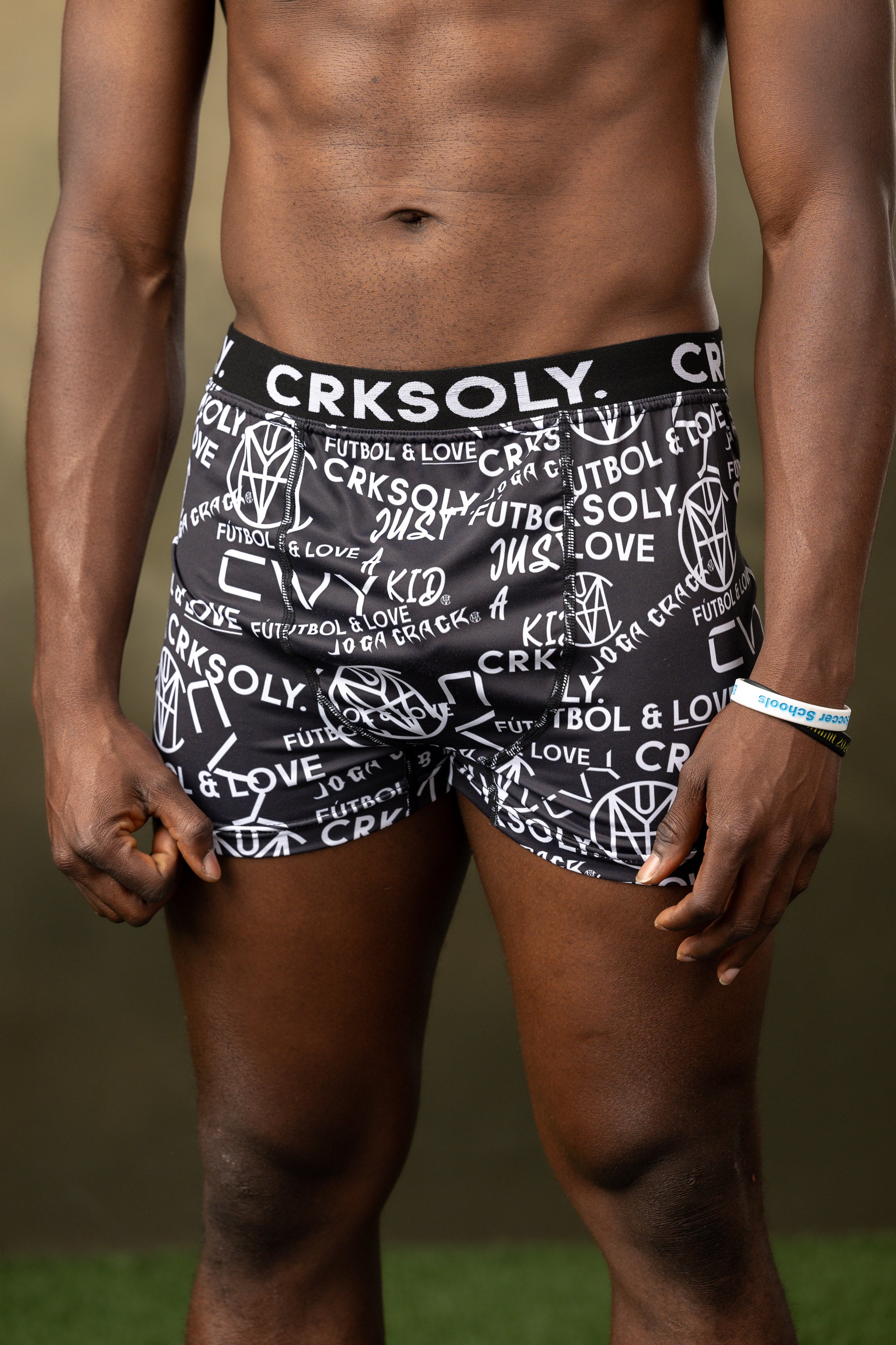 CRKSOLY. Men 3' Monogram Boxer Briefs, product photo 2
