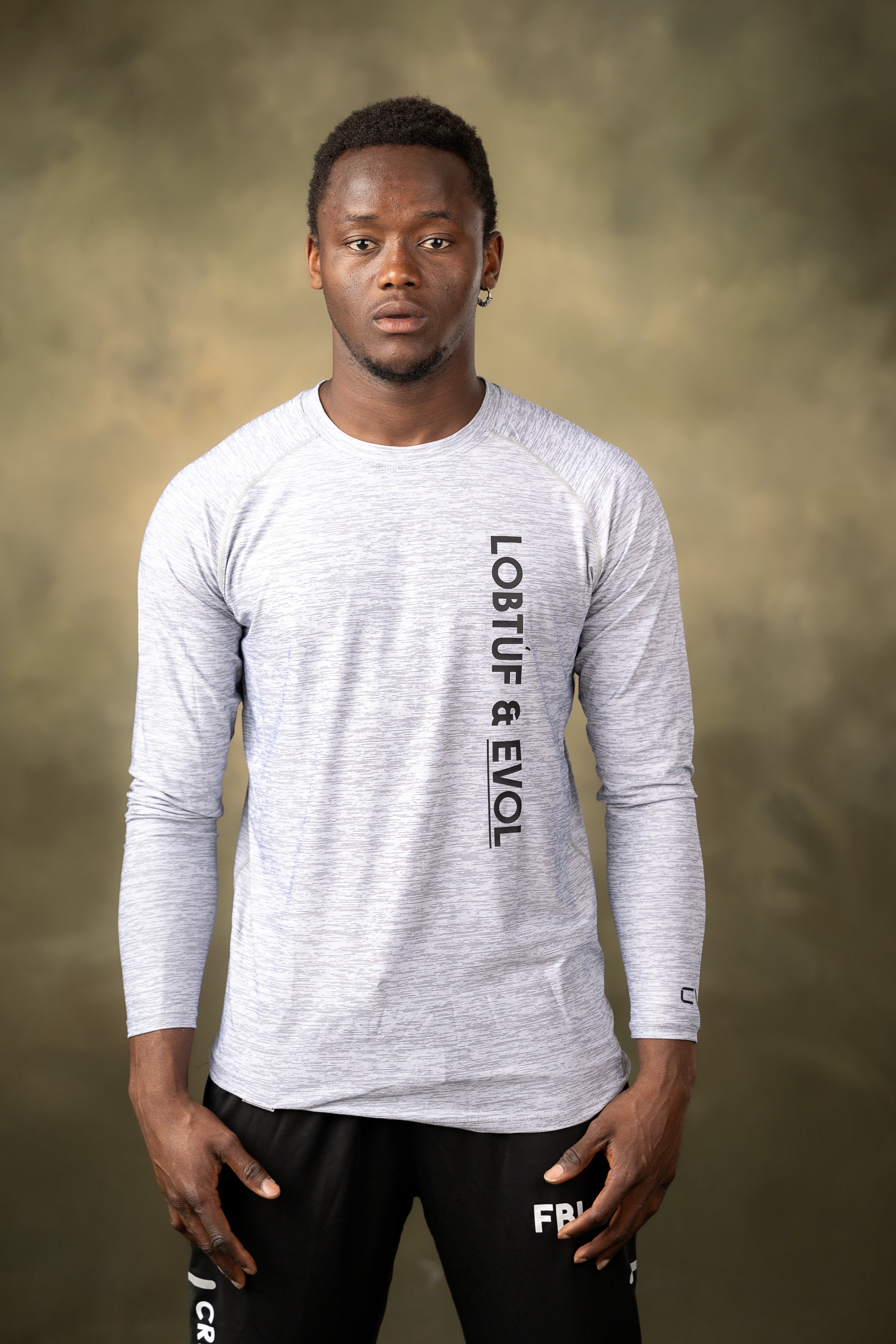 FBL. Men Light Gray Training Long Sleeve, product photo 1